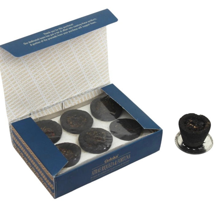Sacred Smudges Attract Riches ~ Resin Incense Cups