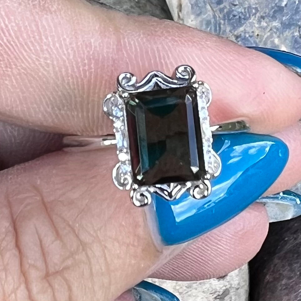 Alexandrite ~ Sterling Silver Ring ~ Size 7