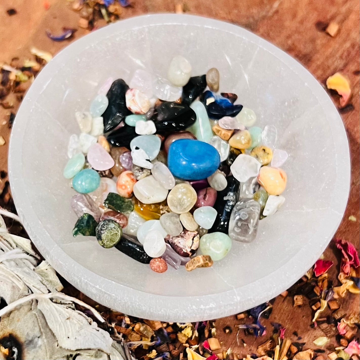 Selenite Cleansing & Charging Bowl ~ Small