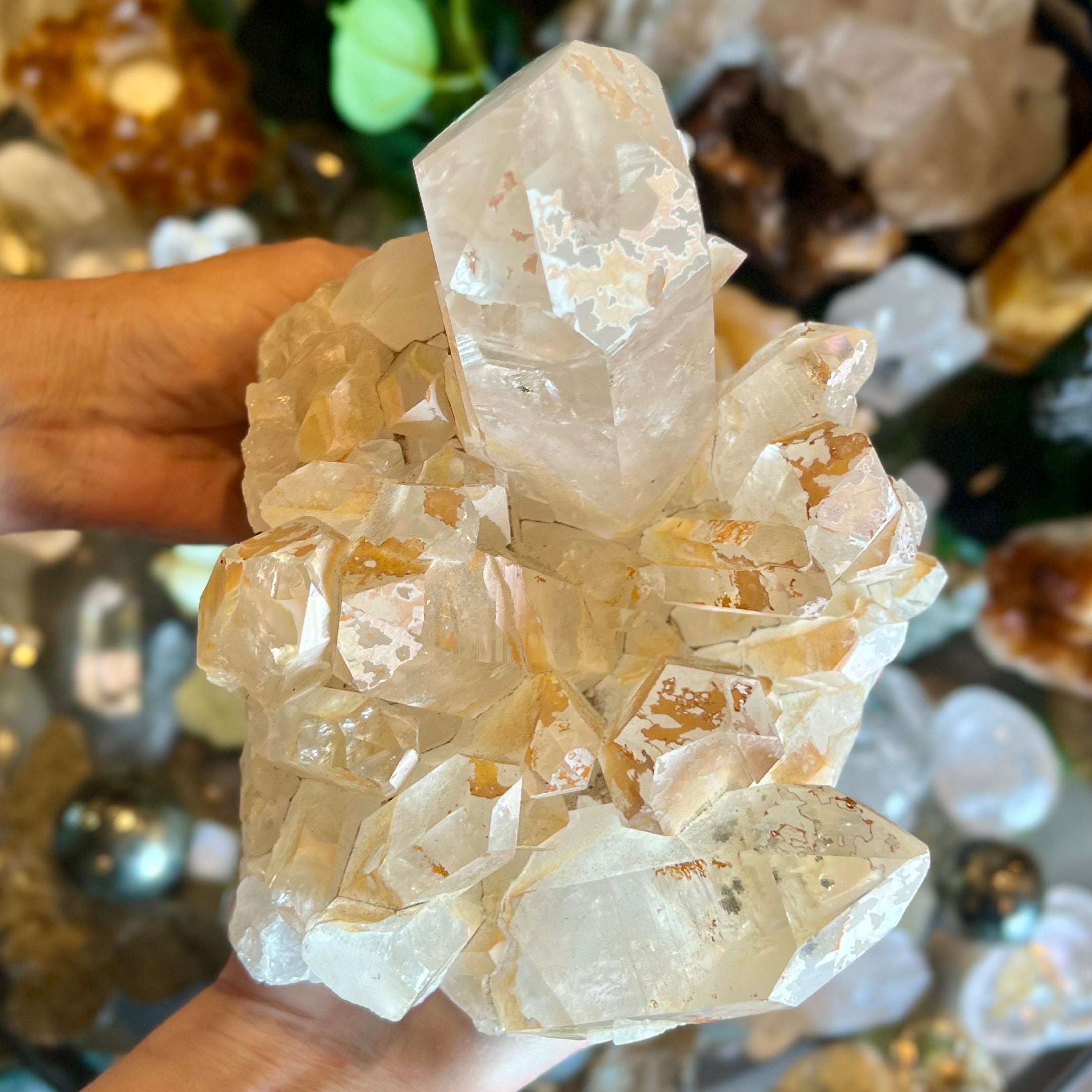 Stunning Clear Quartz Cluster