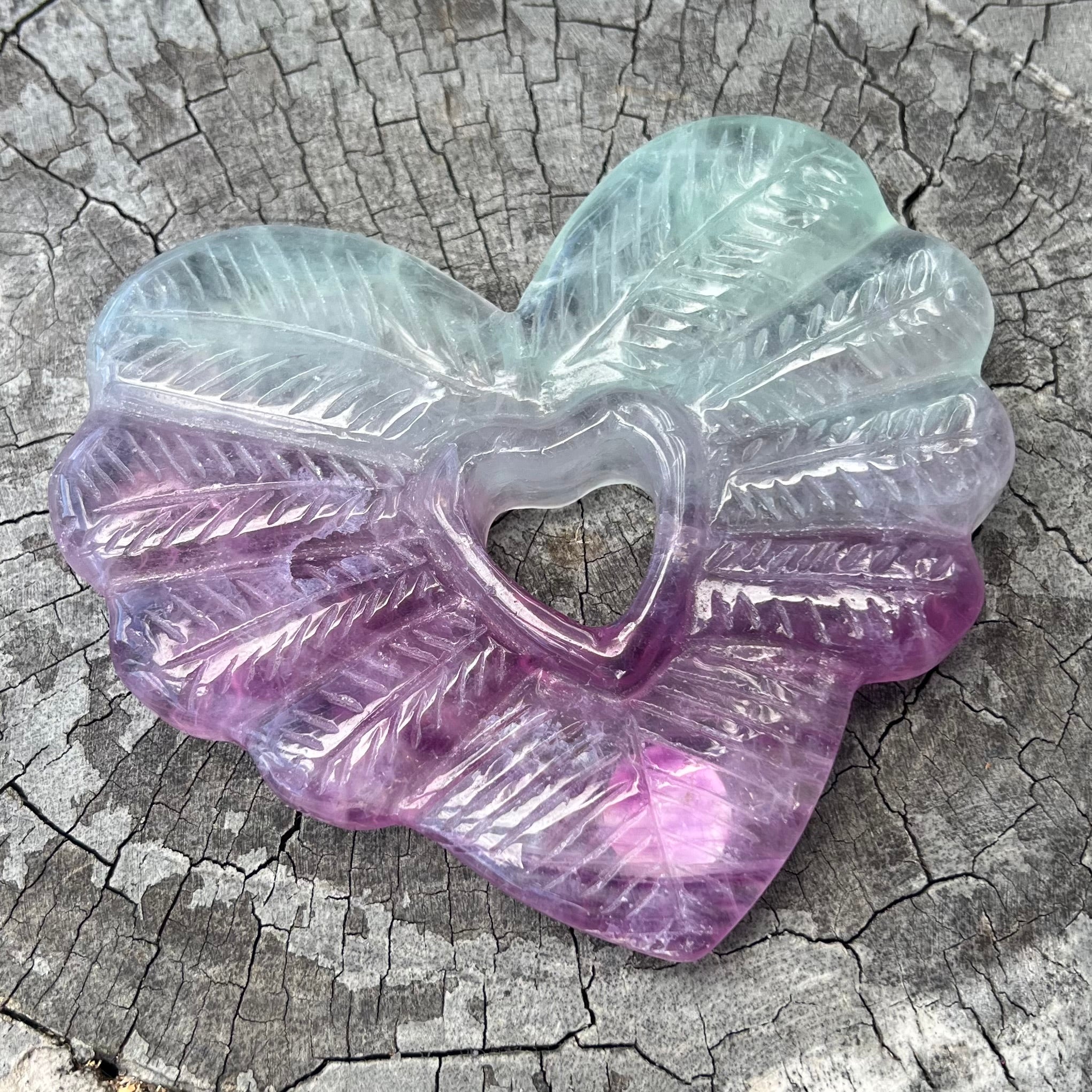 Fluorite Heart