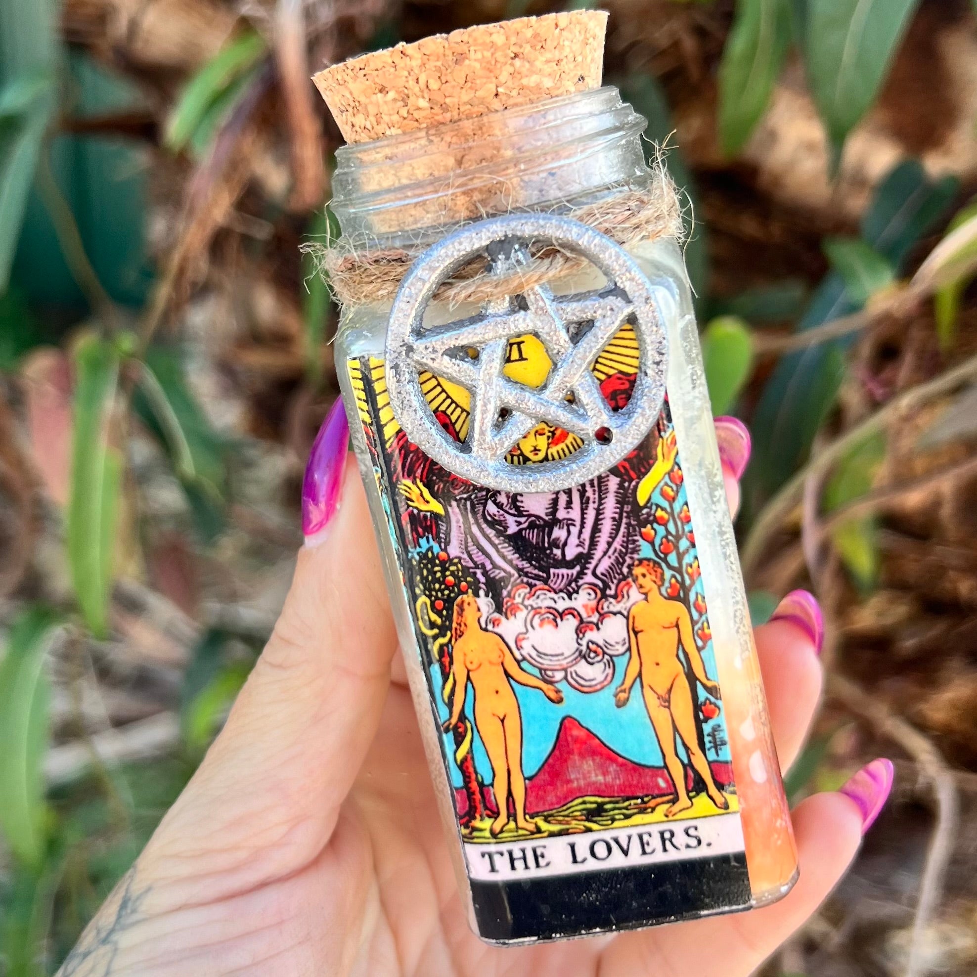 The Lovers ~ Tarot ~ Candle