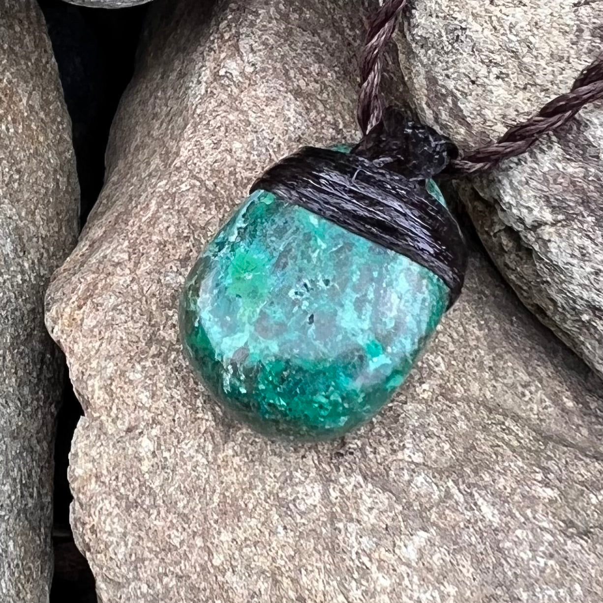 Muse Medicine ~Chrysocolla - Goddess ~  Talisman