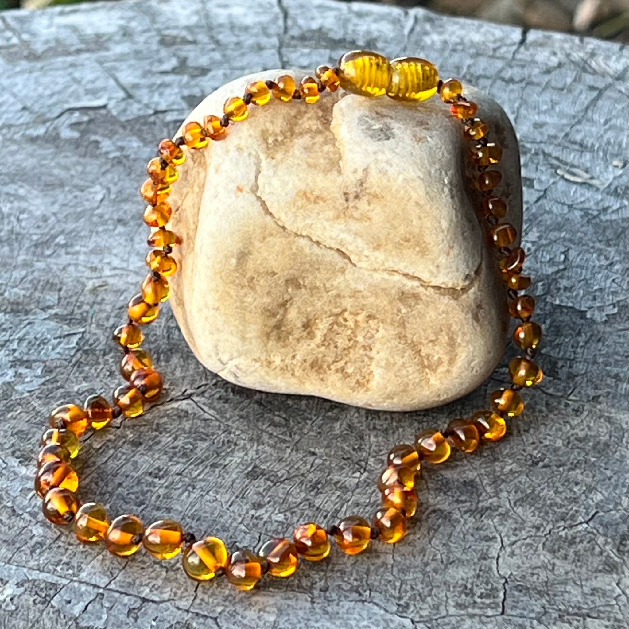 Amber Baby Teething Necklace