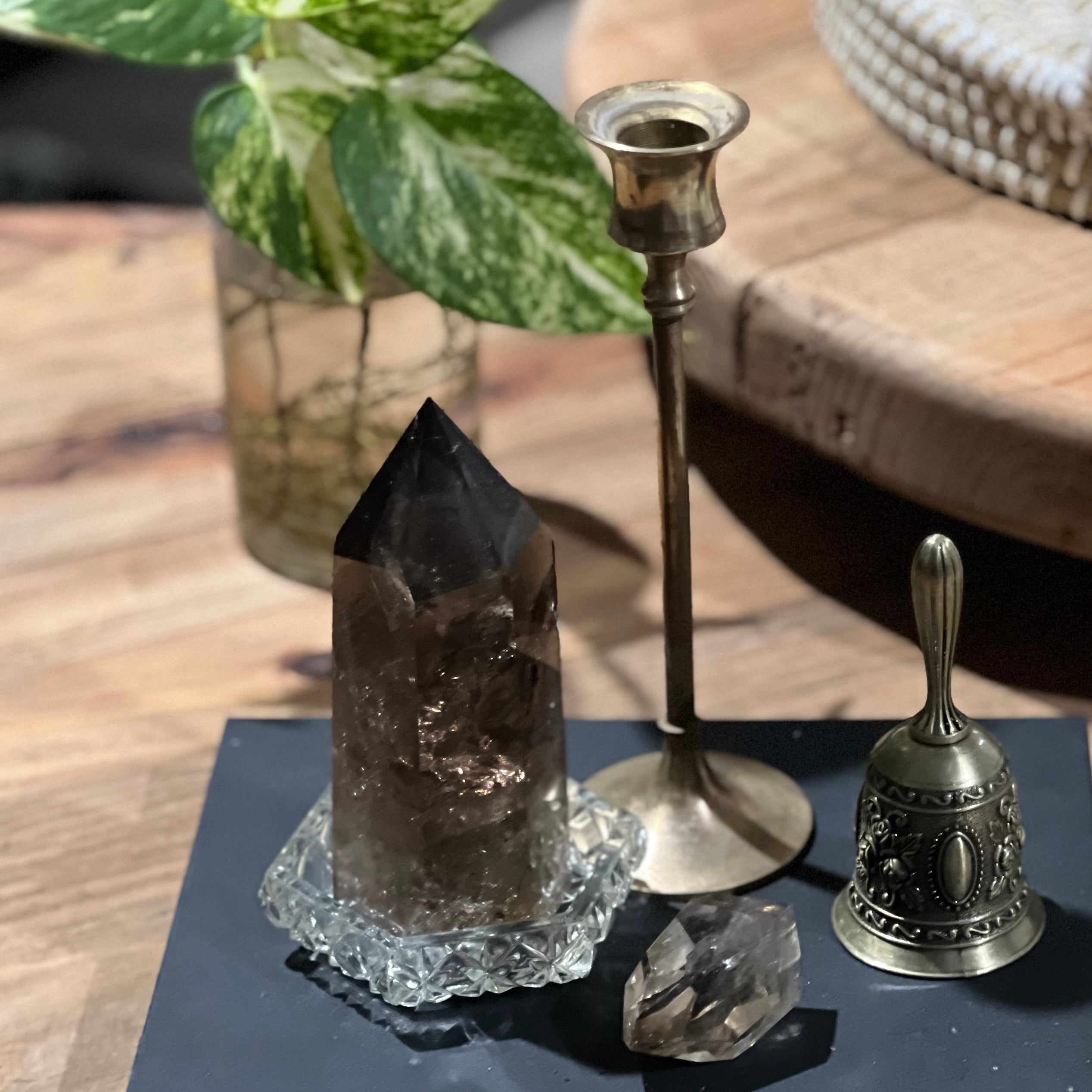 Boho Jungle ~ Vintage Brass Candle Holder