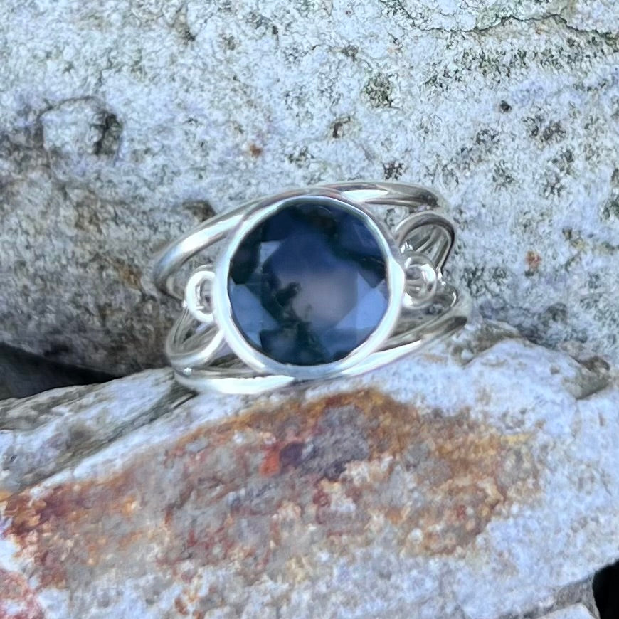 Dendritic Opal ~ Sterling Silver Ring