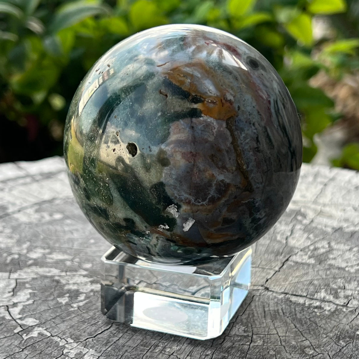 Ocean Jasper Sphere