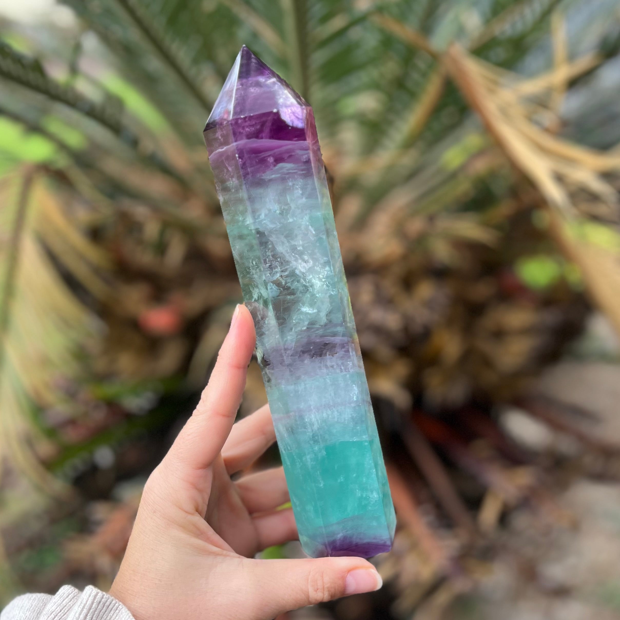 Rainbow Fluorite Tower