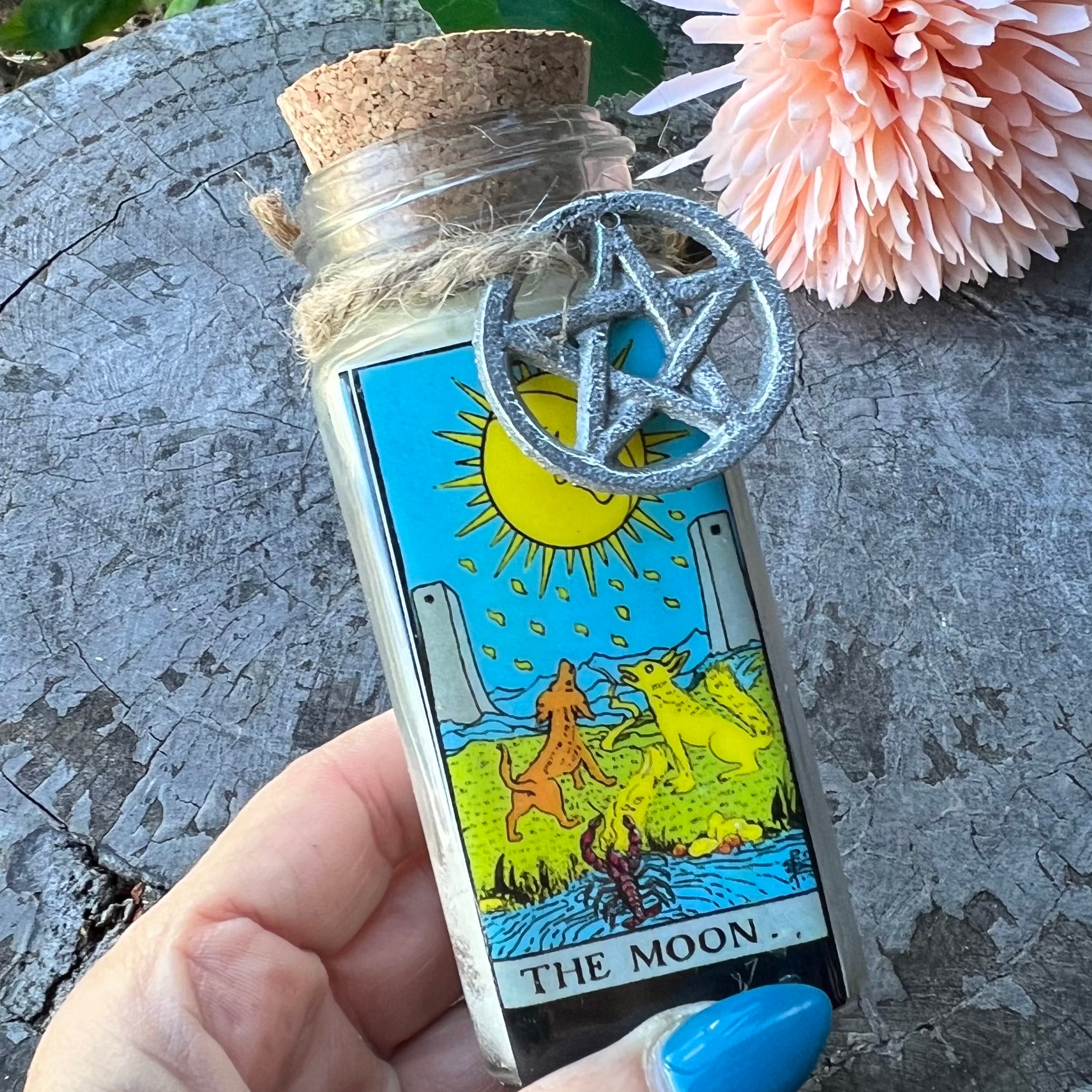 The Moon ~ Tarot ~  Candle