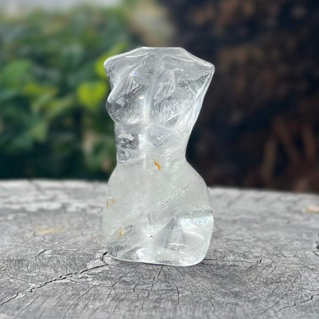 Clear Quartz ~ Lady Body Carving