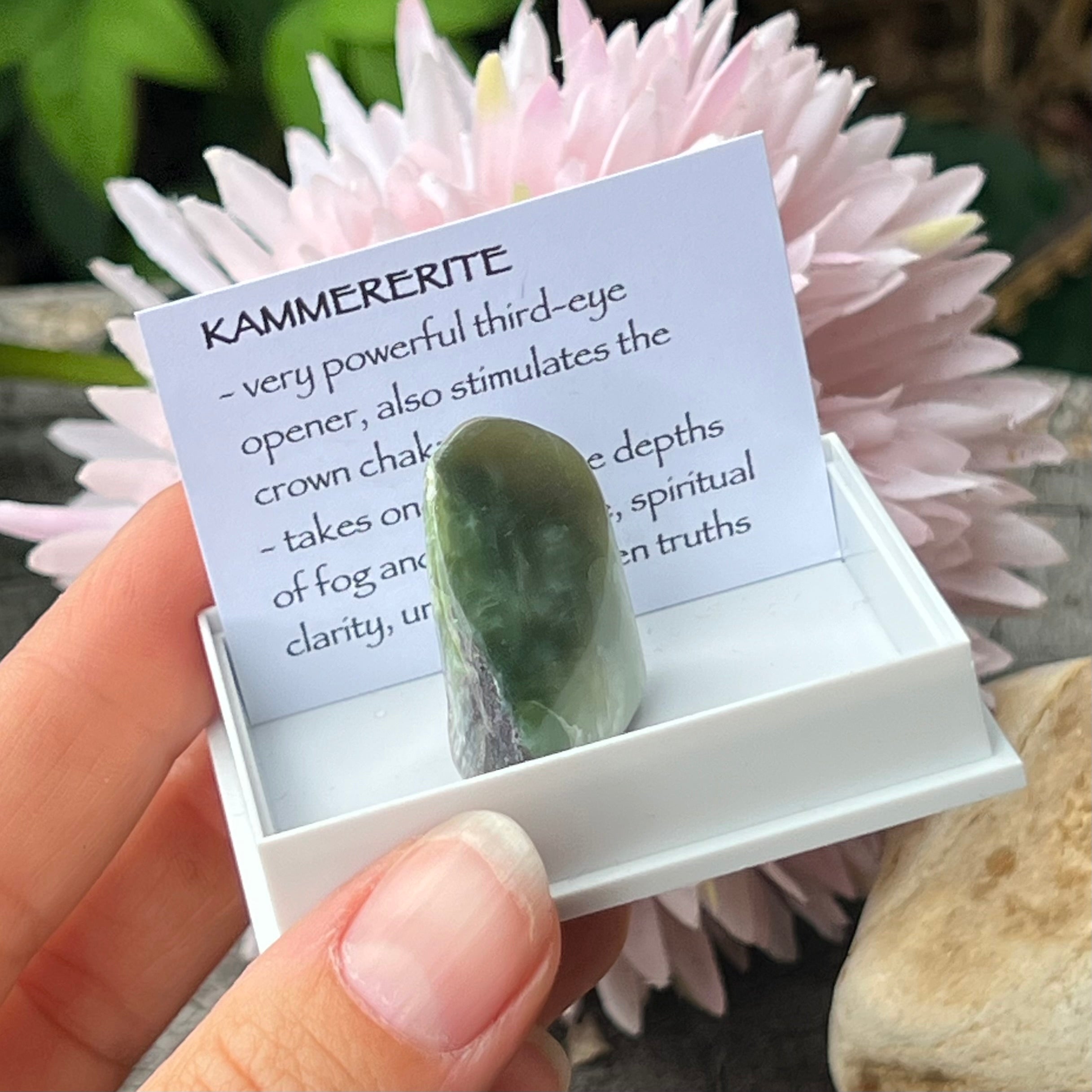Kammererite ~ Specialty Boxed Crystal