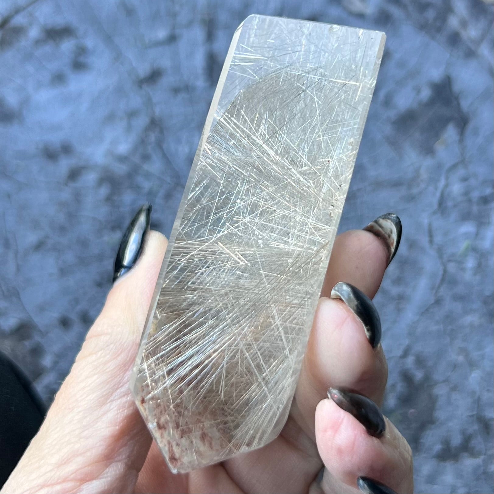 Rare Silver Rutile Quartz  Freeform