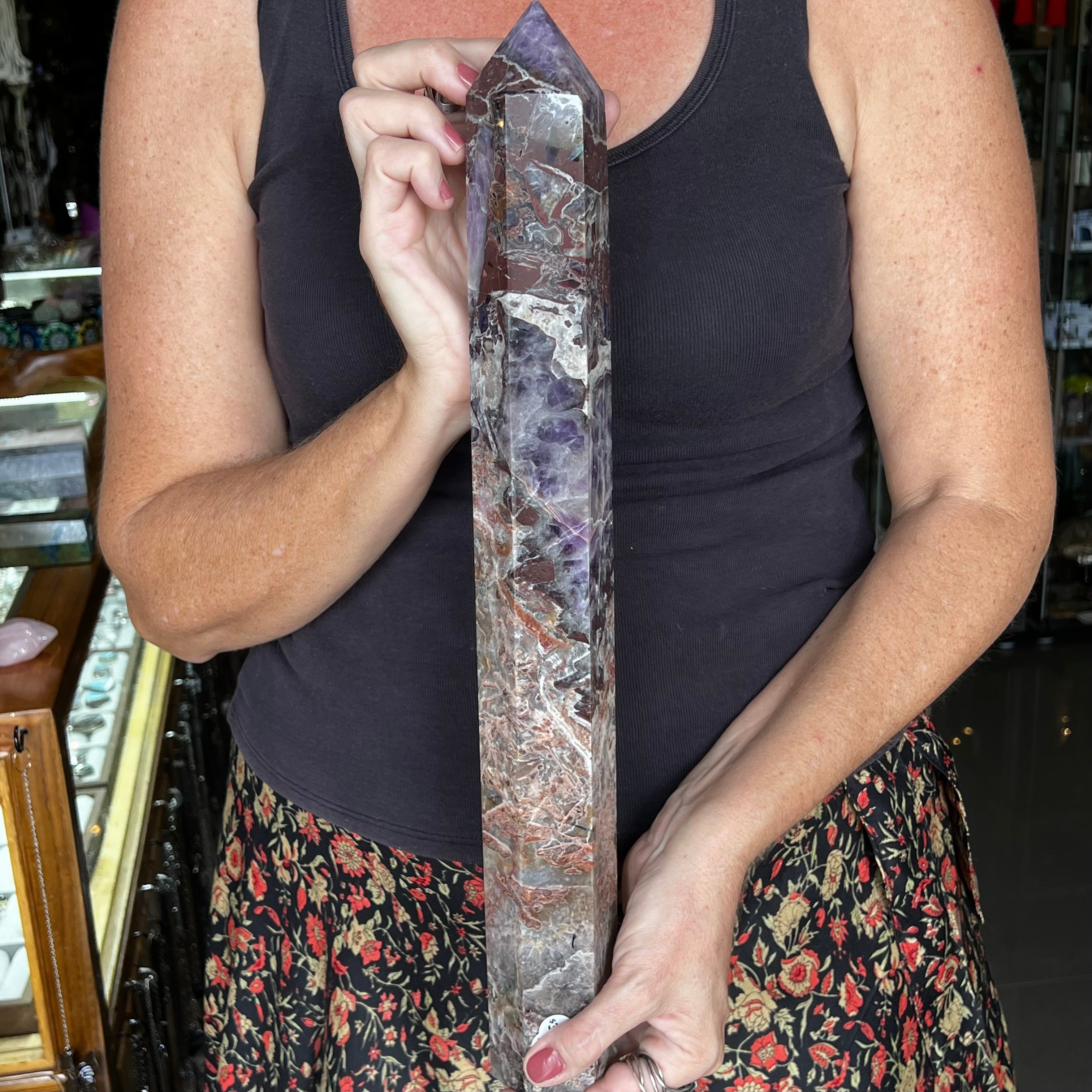 Huge Mexican Agate Tower