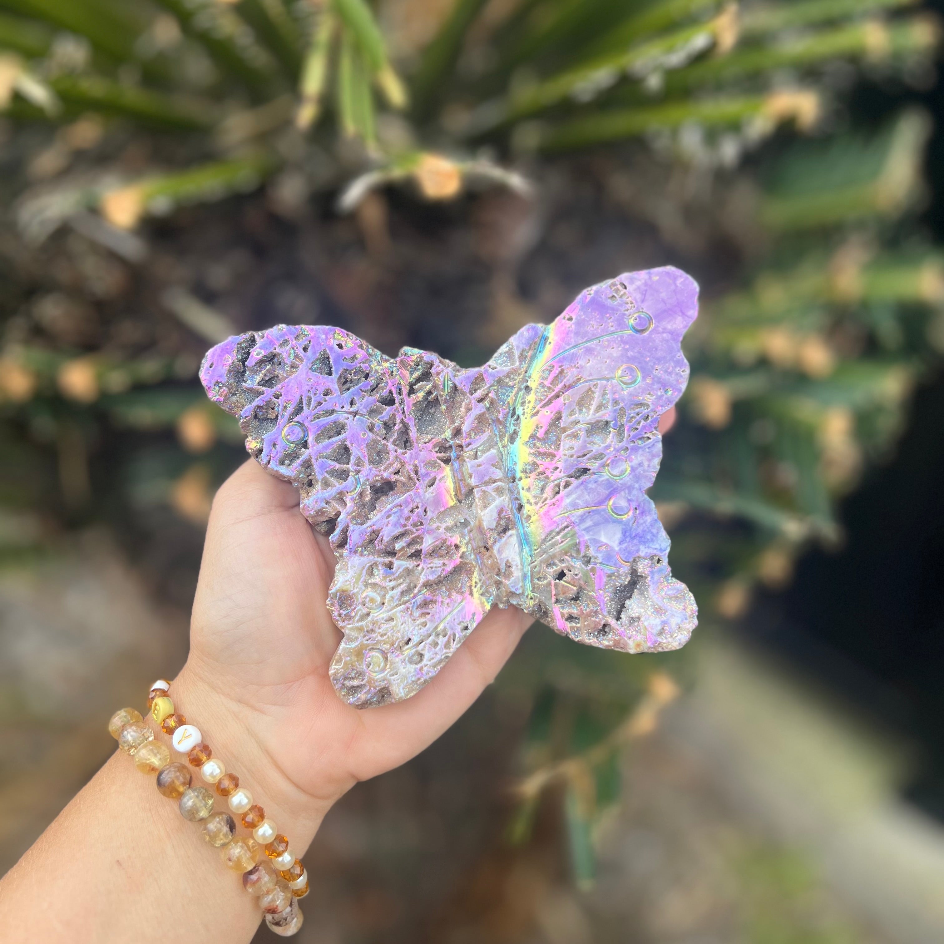 Butterfly Electroplated Sphalarite