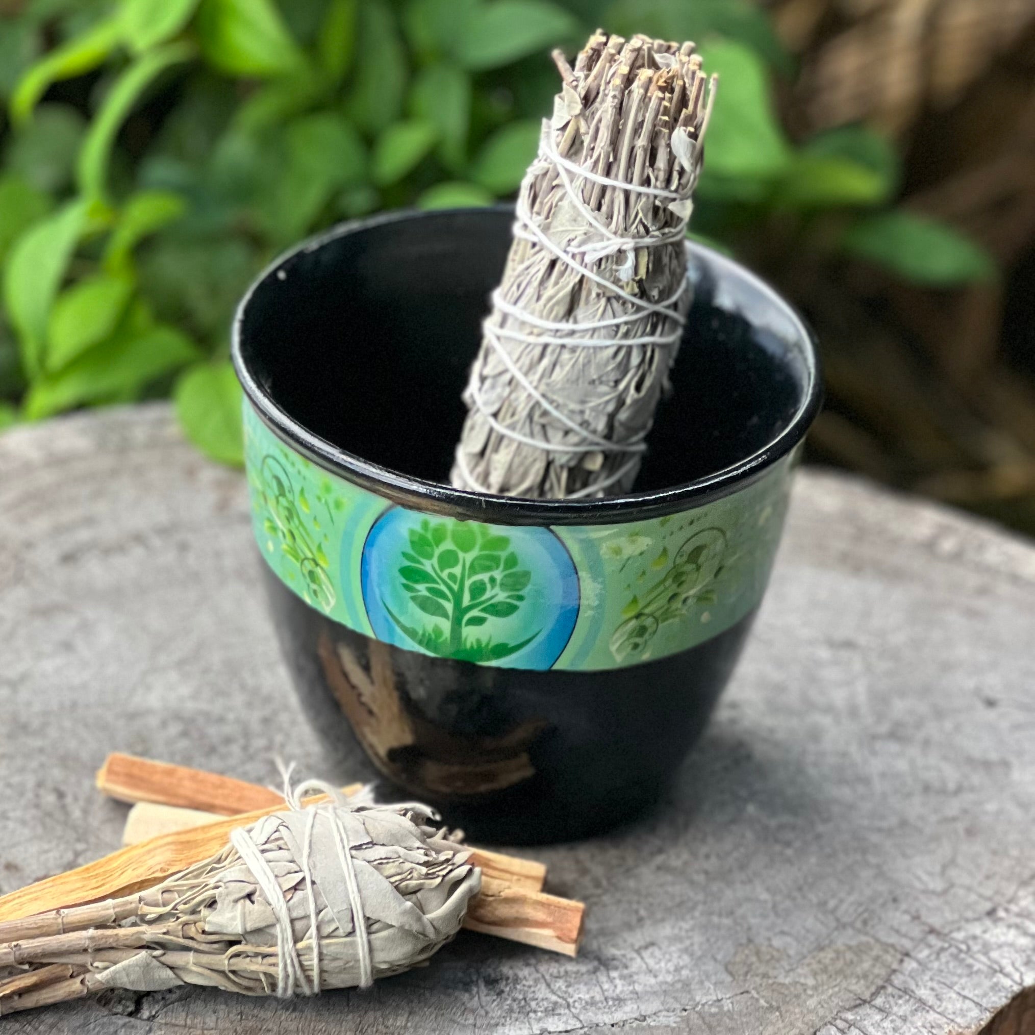 Sage Smudge Stick Holder - Tree of Life