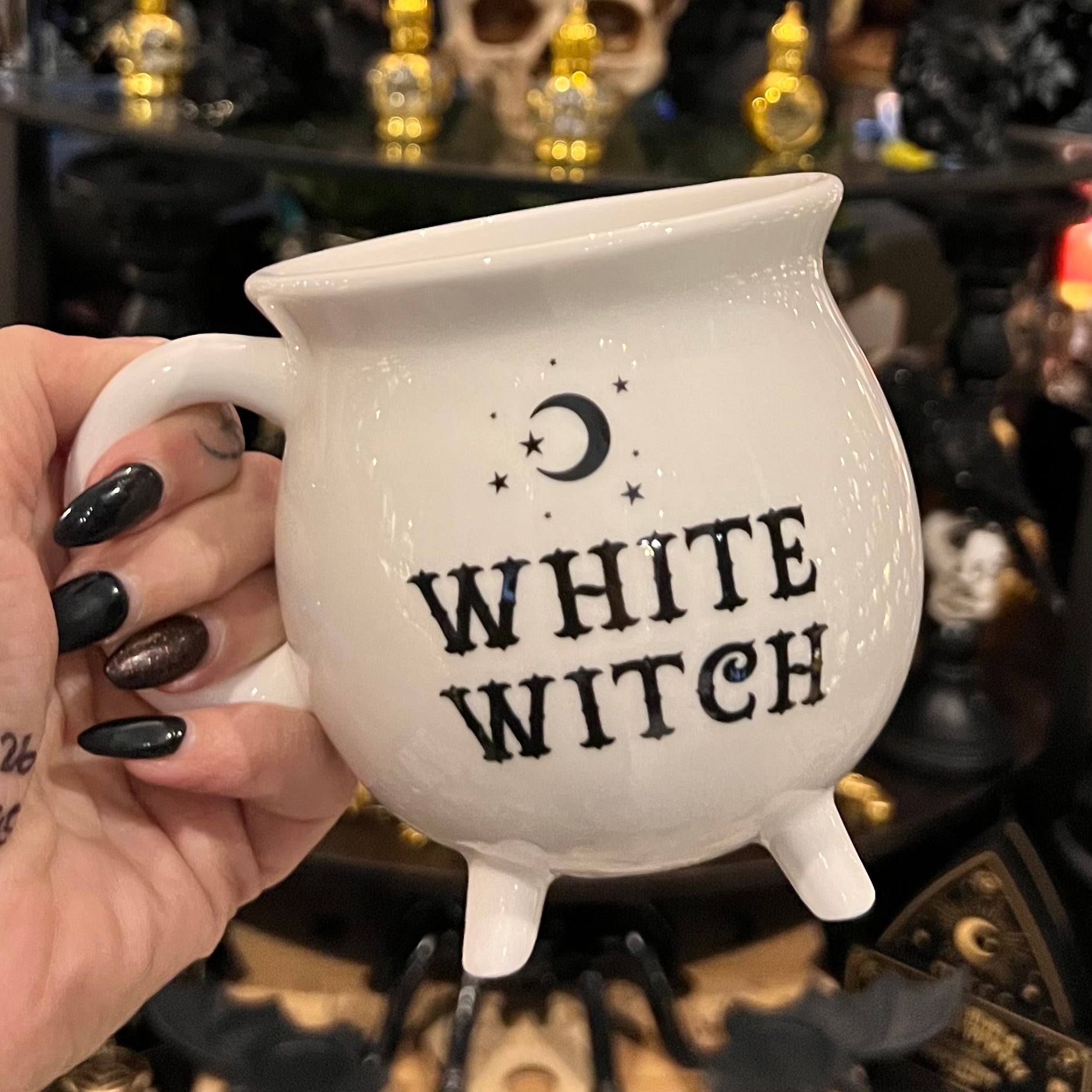 White Witch ~ Cauldron Mug