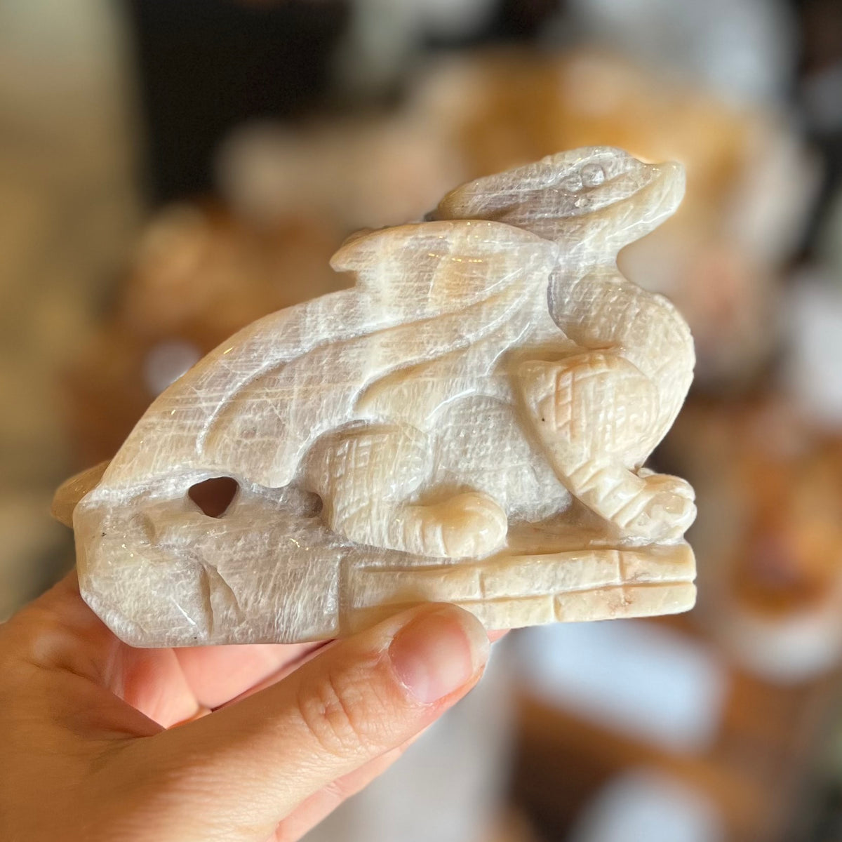 Dragon Carving ~ Moonstone