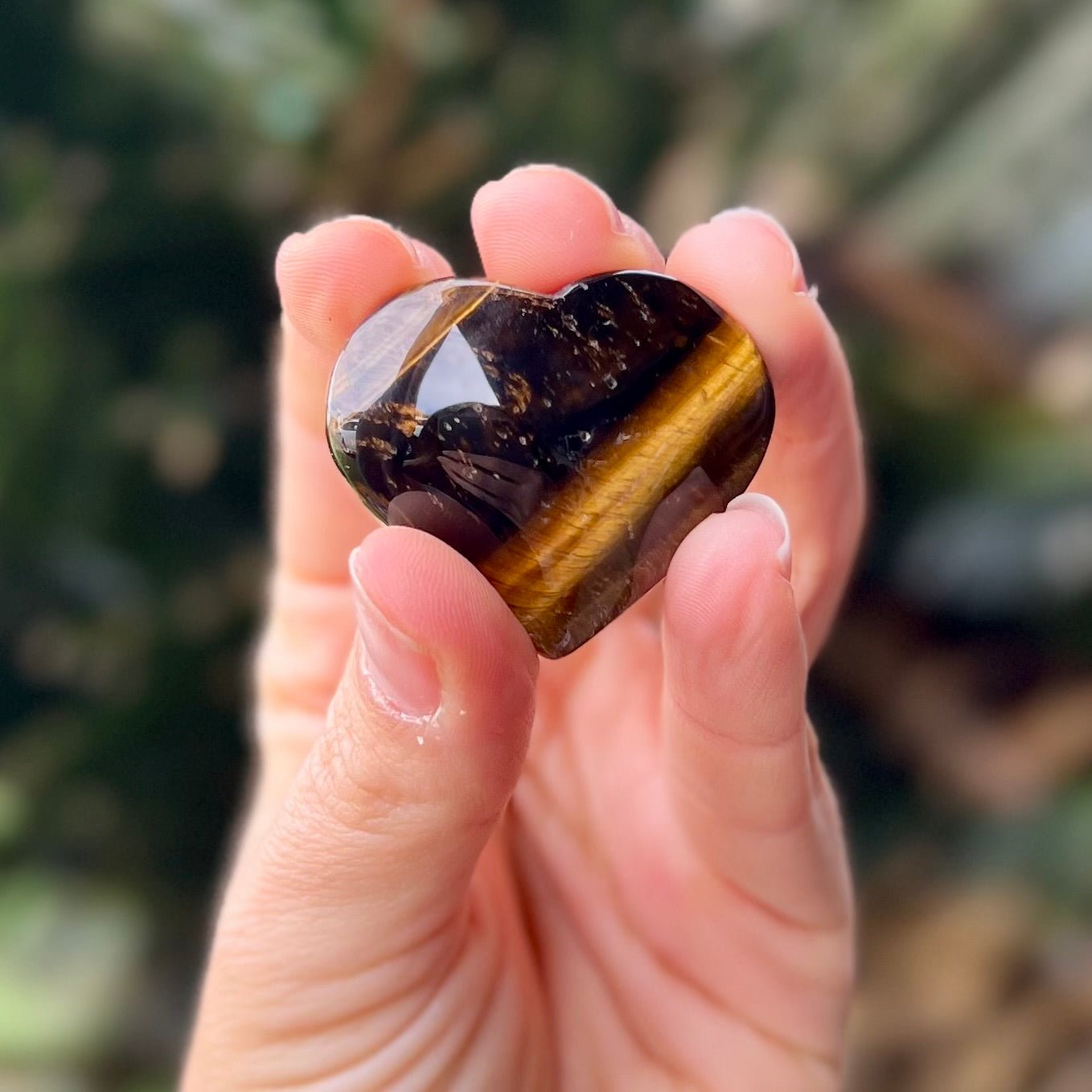 Golden Tiger Eye Heart ~ Specialty Crystal ~ Small
