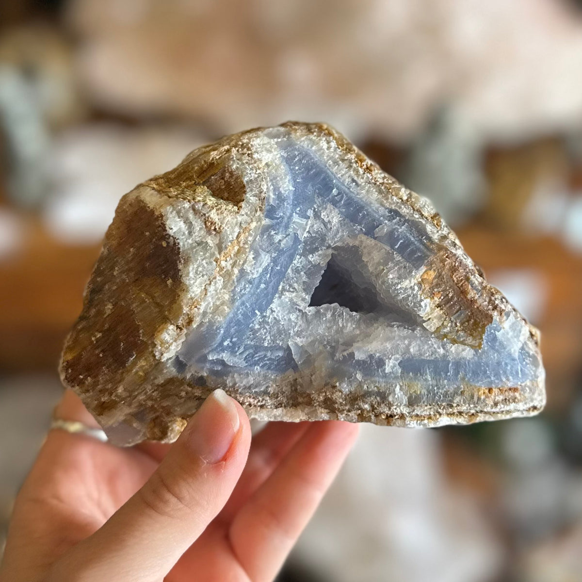 Blue Lace Agate Natural Piece