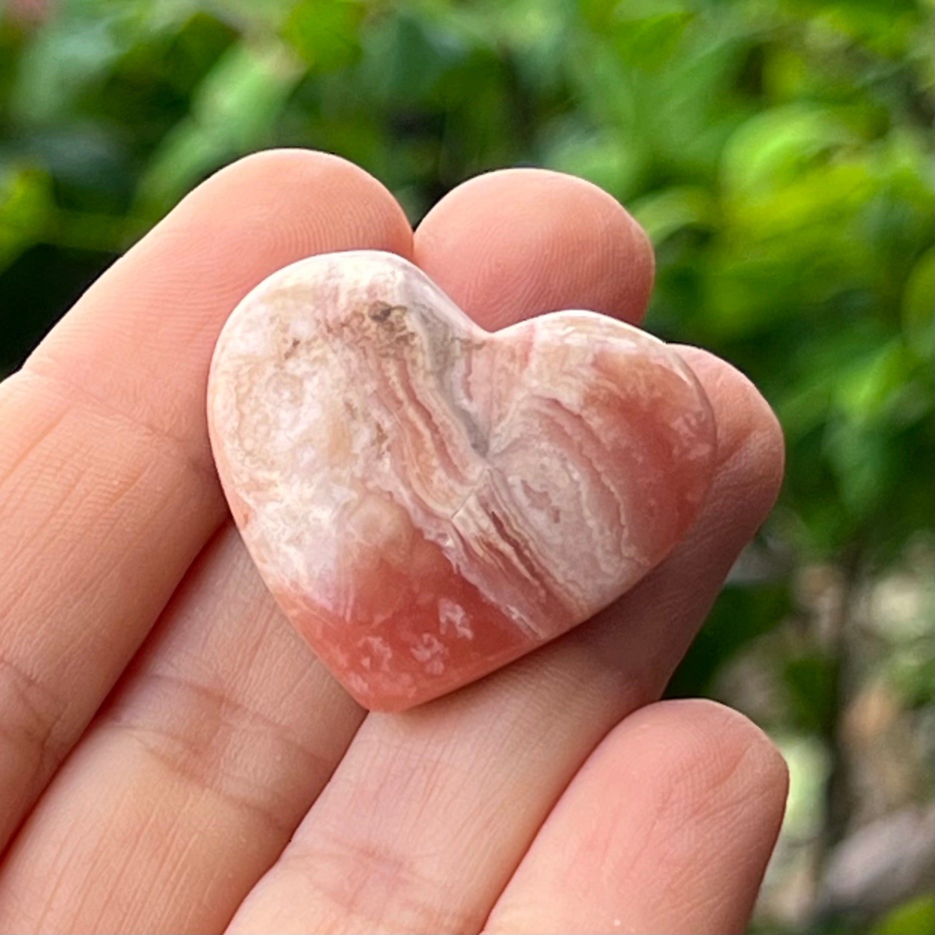Rhodochrosite Heart ~ Specialty Boxed Crystal