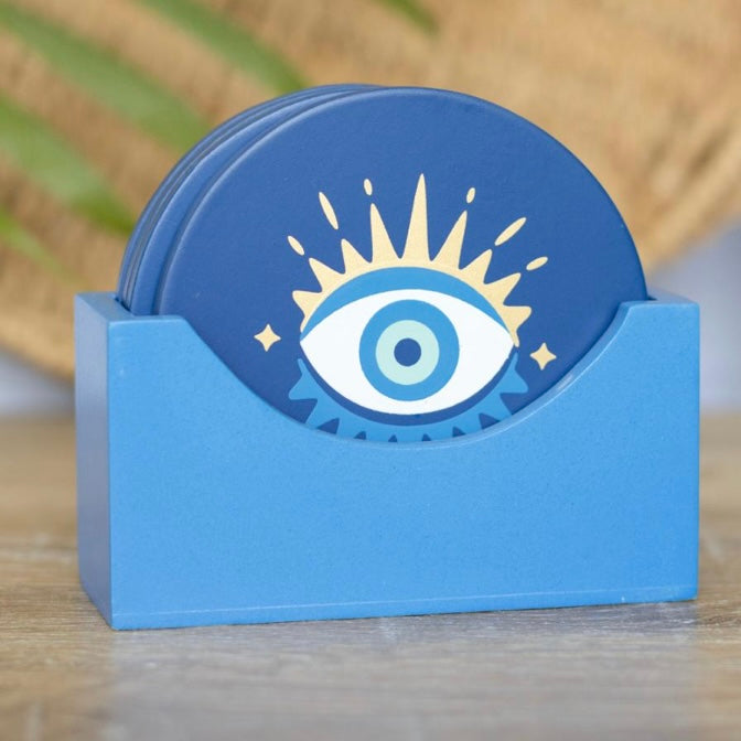 Evil Eye Protection ~ Coaster Set