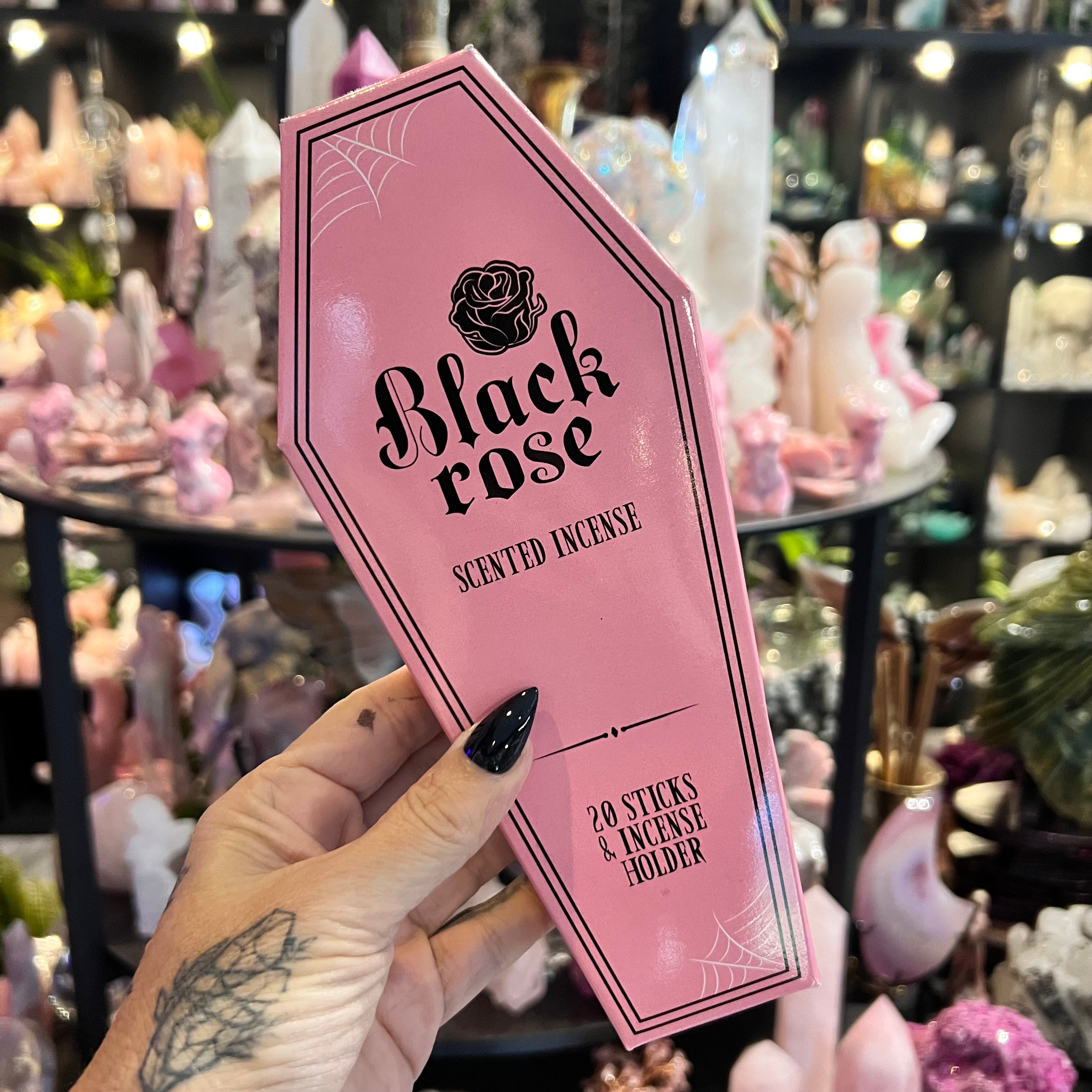Black Rose ~ Coffin Gothic Incense