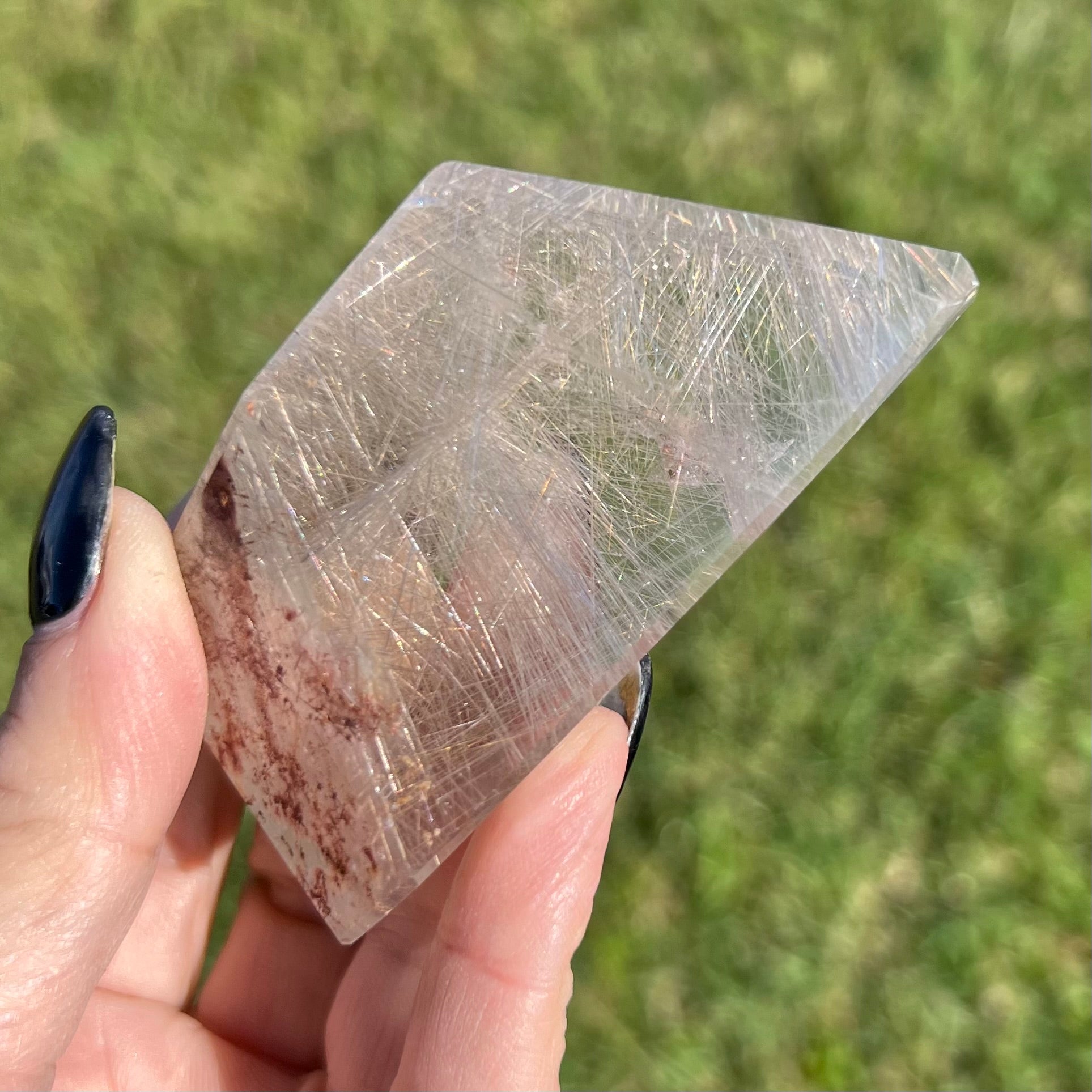 Rare Silver Rutile Quartz  Freeform