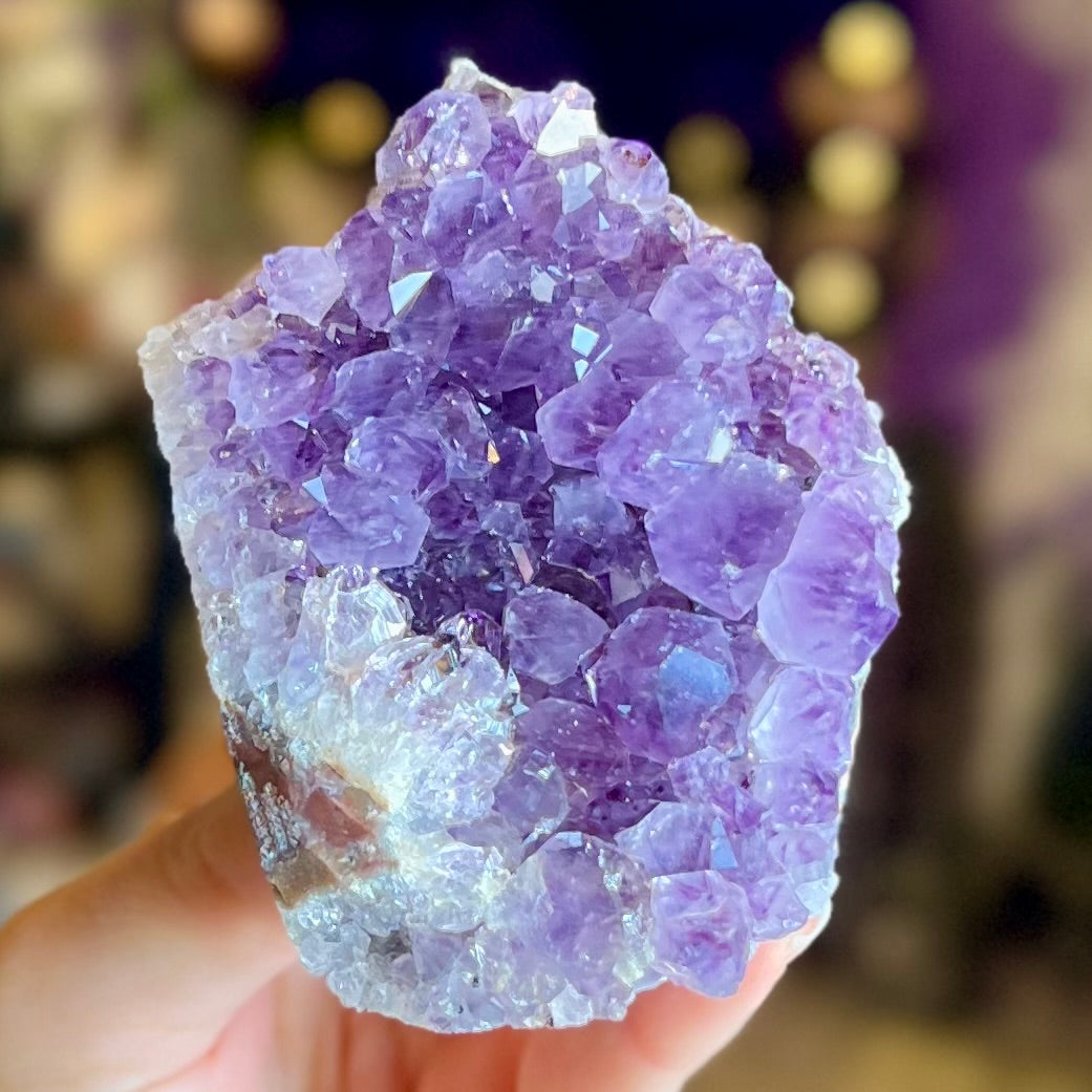 Amethyst Standing Cluster