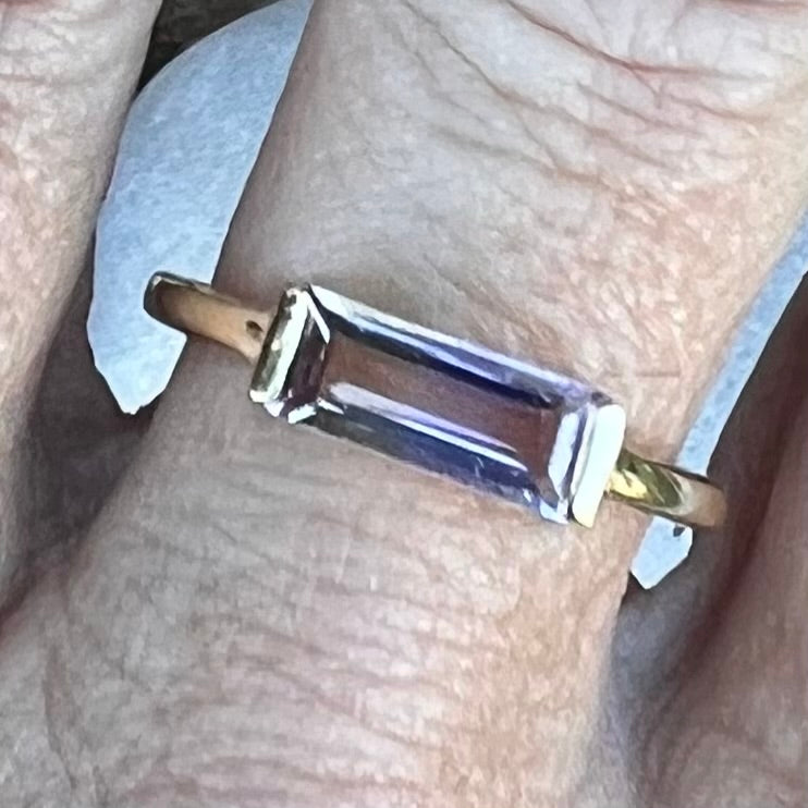 Ametrine ~ Gold Plated Ring