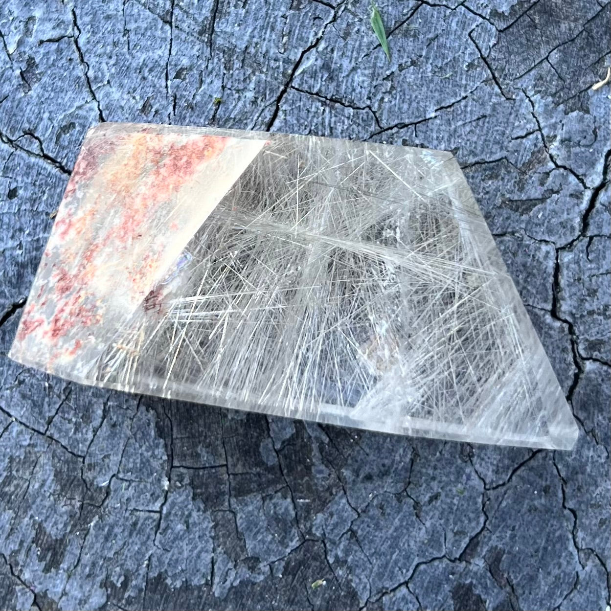Rare Silver Rutile Quartz  Freeform