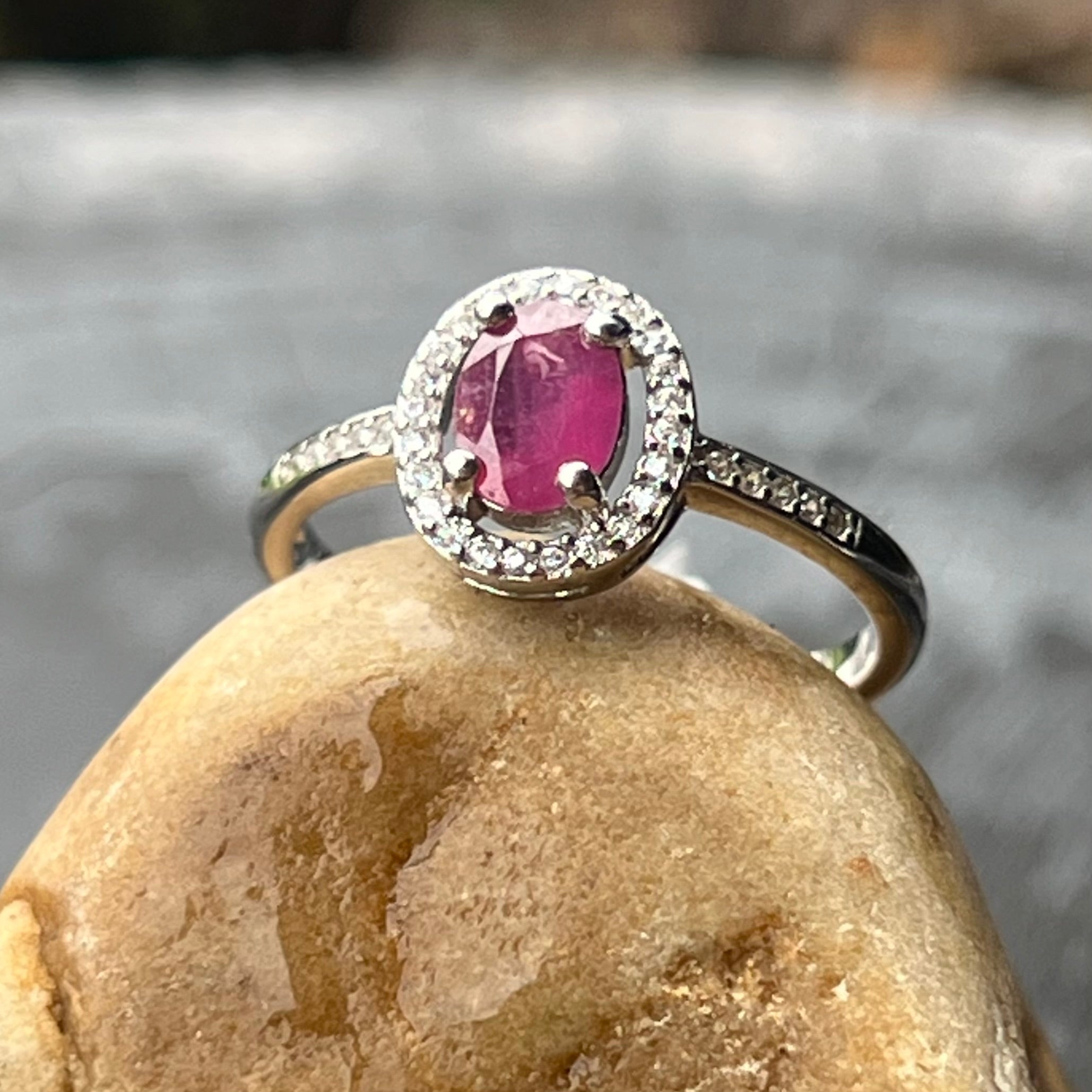 Heart Sterling Silver Ring ~ 9