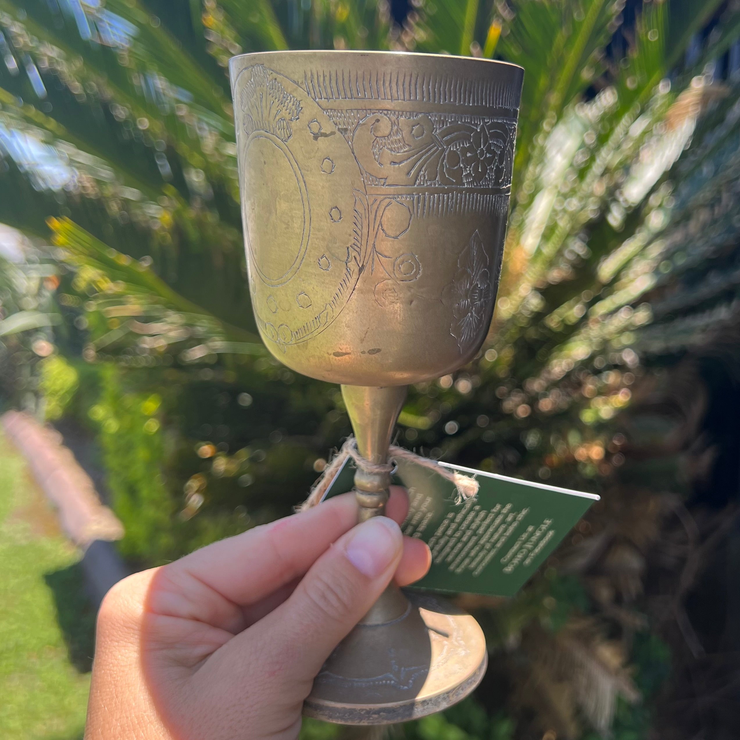 Boho Jungle ~ Vintage Chalice