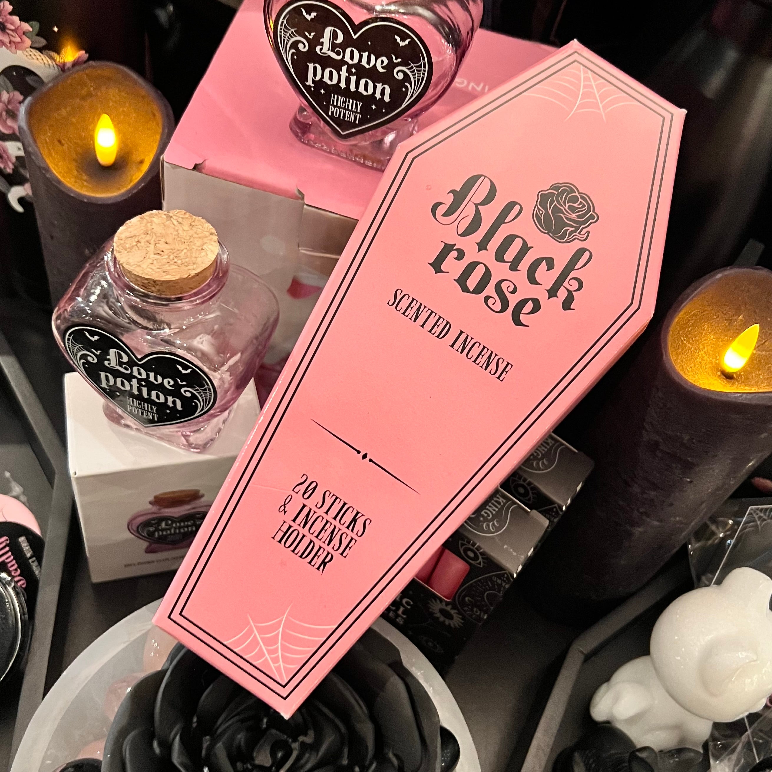 Black Rose ~ Coffin Gothic Incense