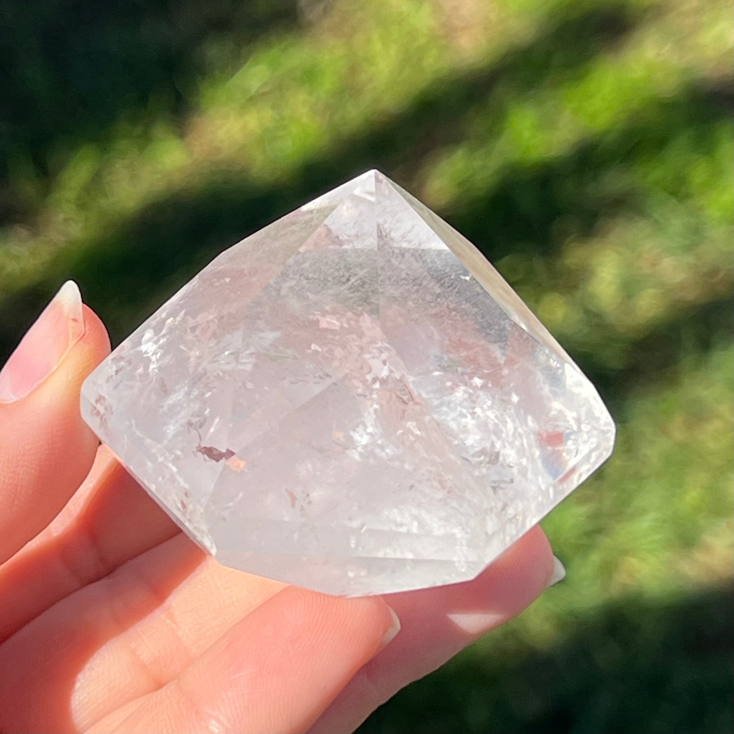 Clear Quartz Diamond Cut