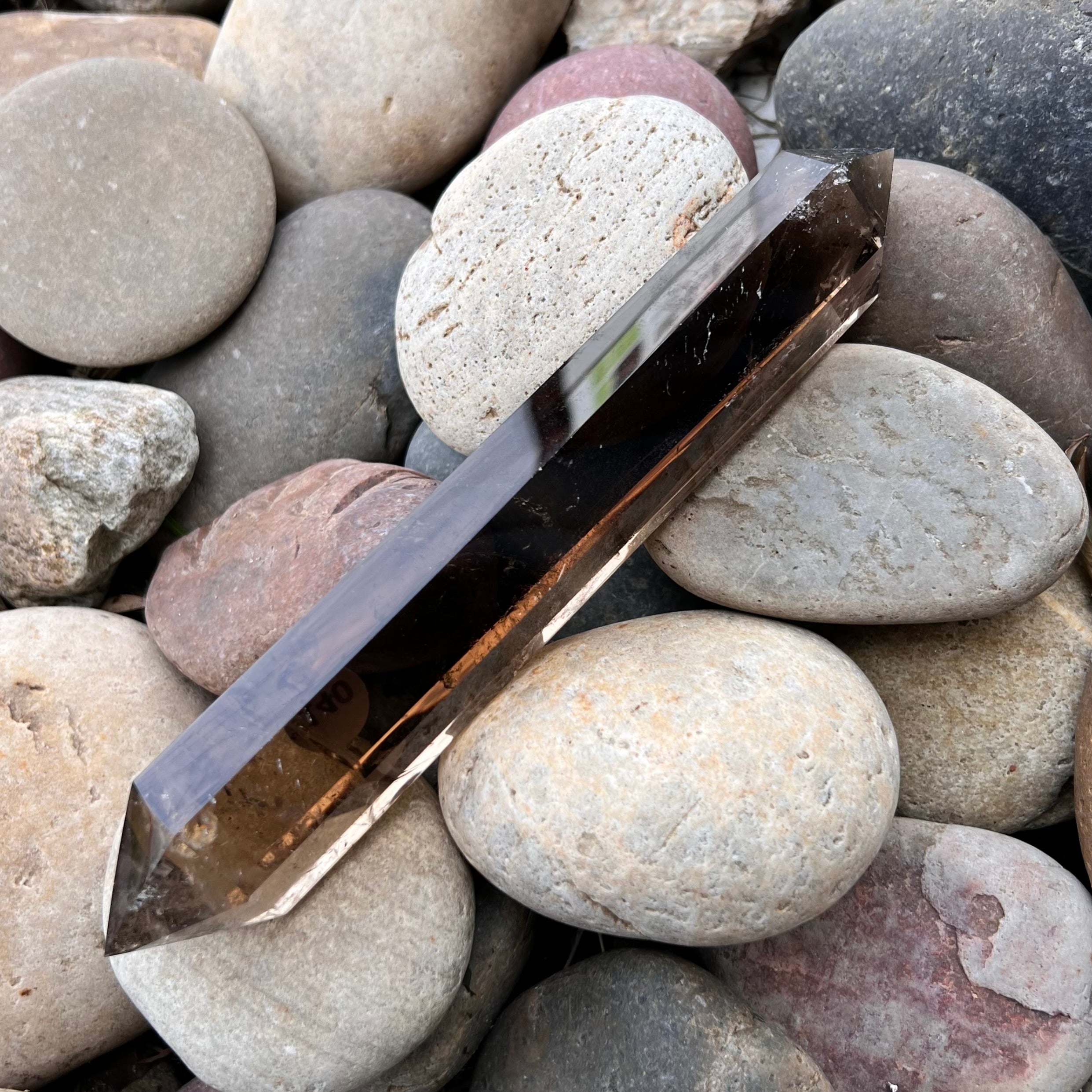 Smoky Quartz Double Terminated Wand