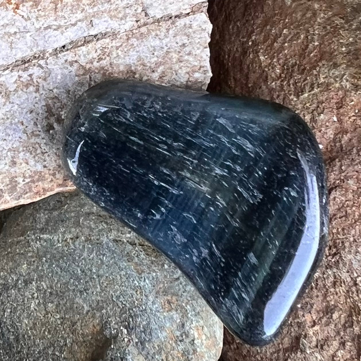 Blue Tiger Eye Specialty Tumble Stone