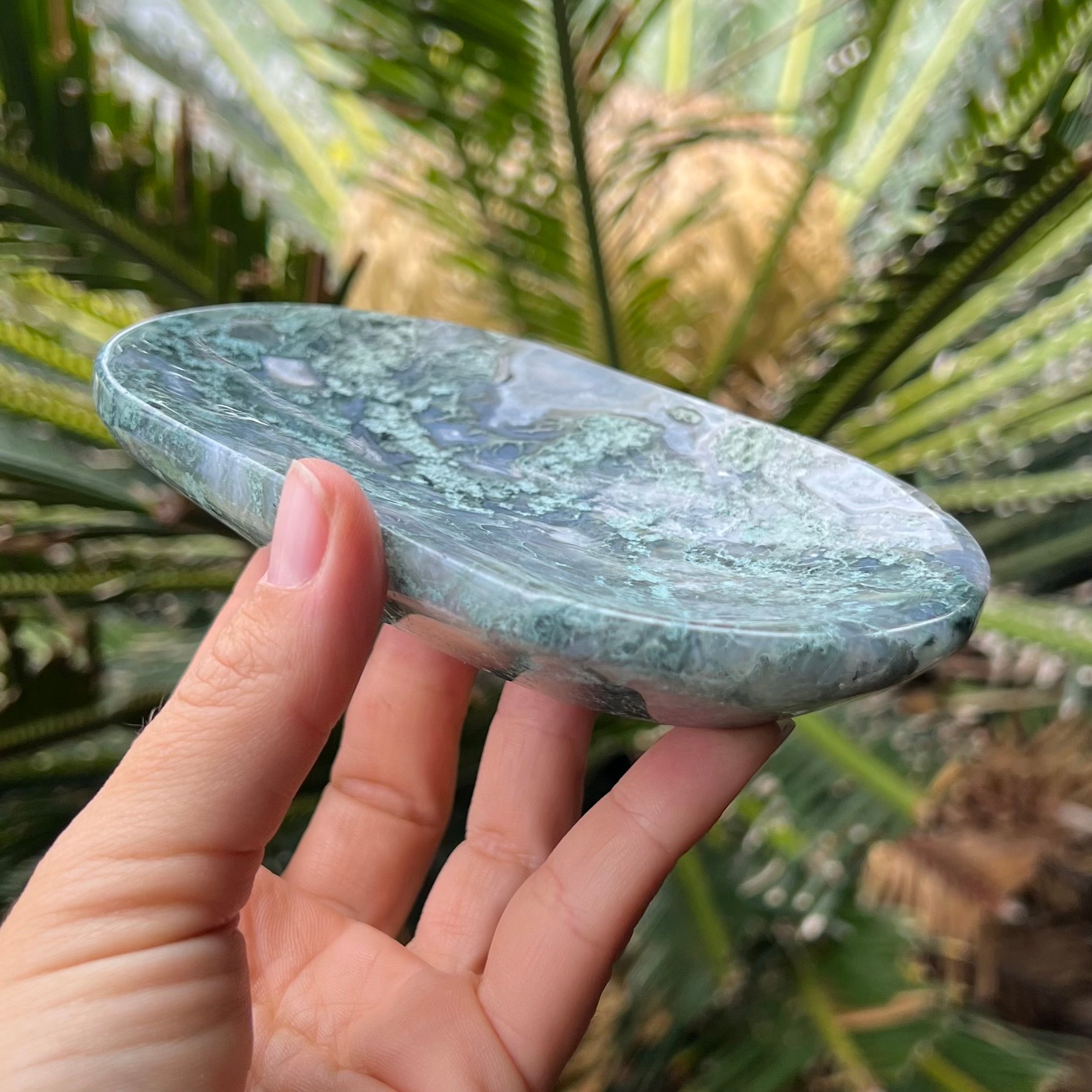 Moss Agate Dish