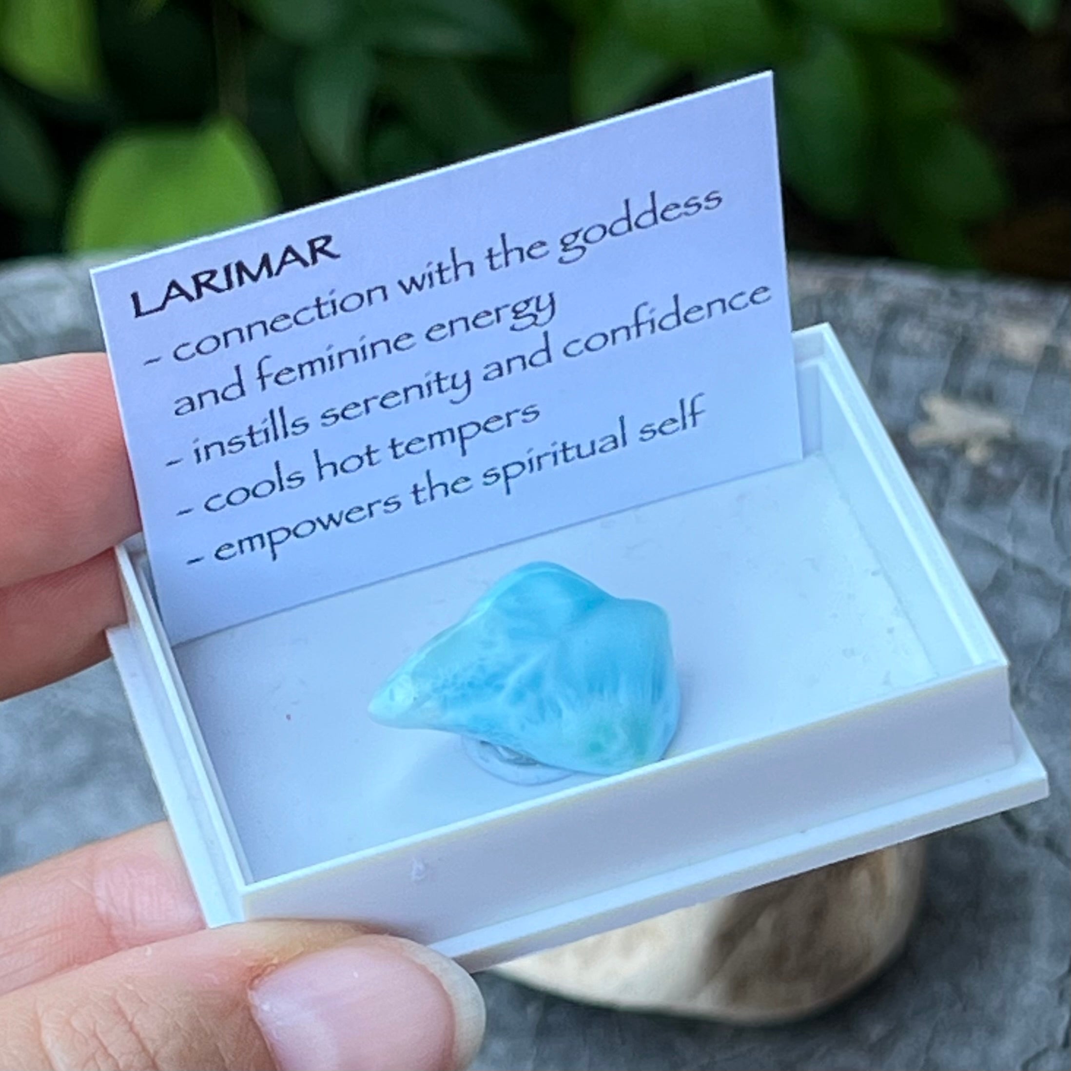Larimar ~ Specialty Boxed Crystal