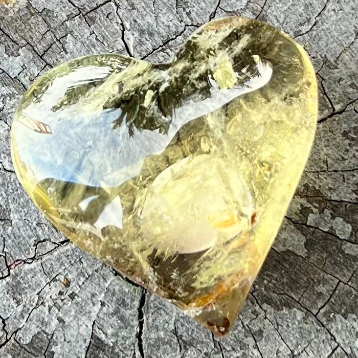 Lots of Love ~ Citrine Heart