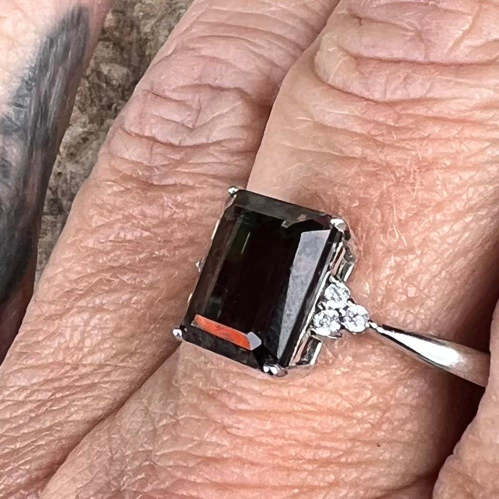 Alexandrite ~ Sterling Silver Ring ~ Size 6