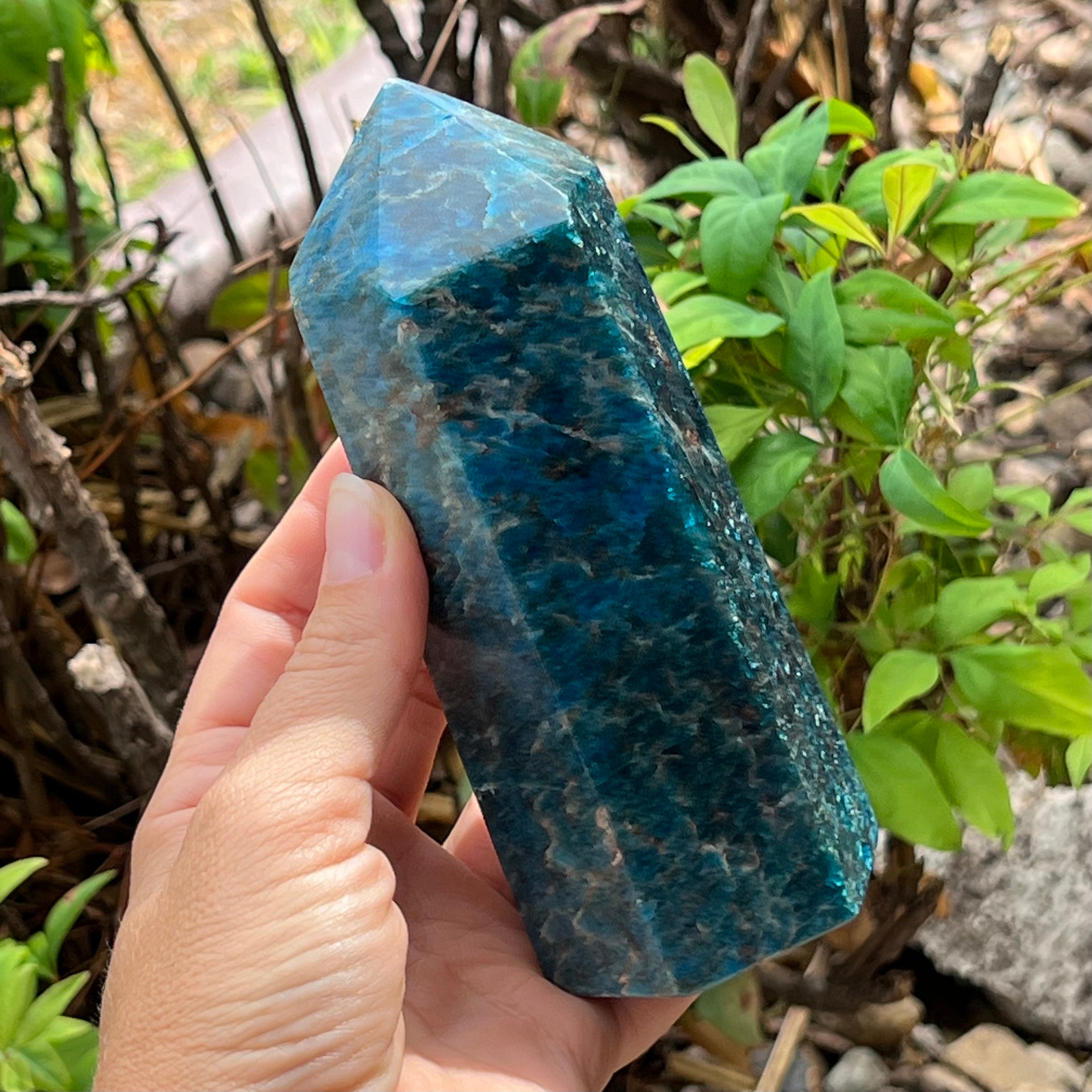 Blue Apatite Tower