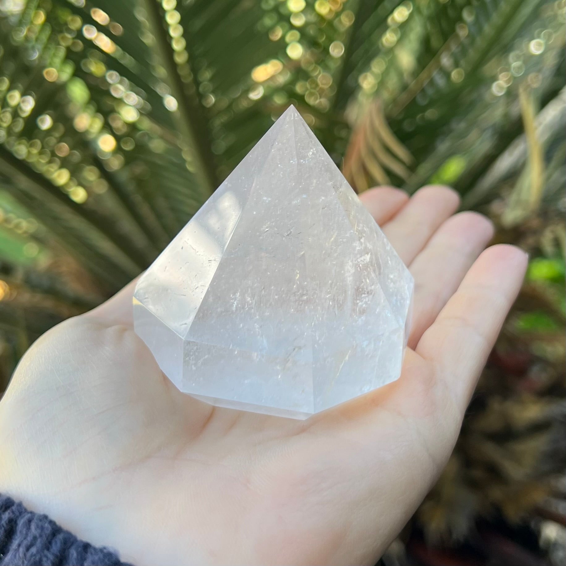 Clear Quartz Diamond Cut