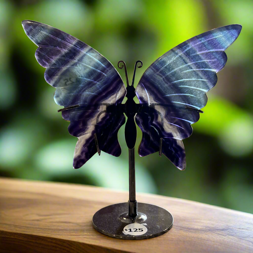Rainbow Fluorite Butterfly