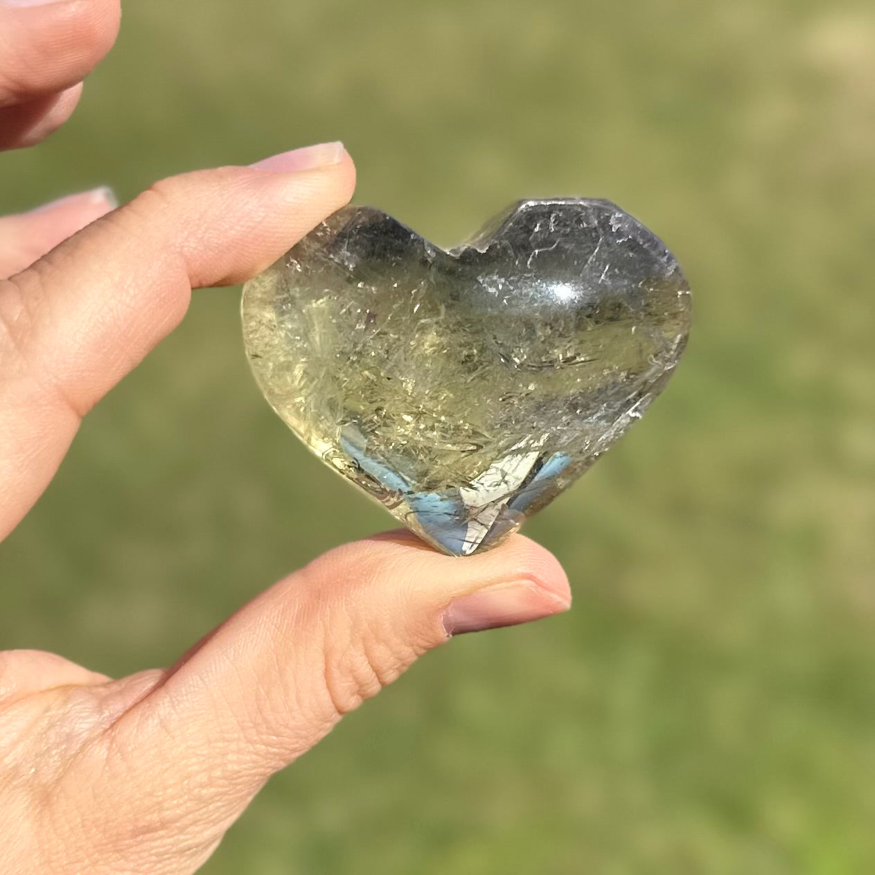 Love and Abundance ~ Citrine Heart ~ 1