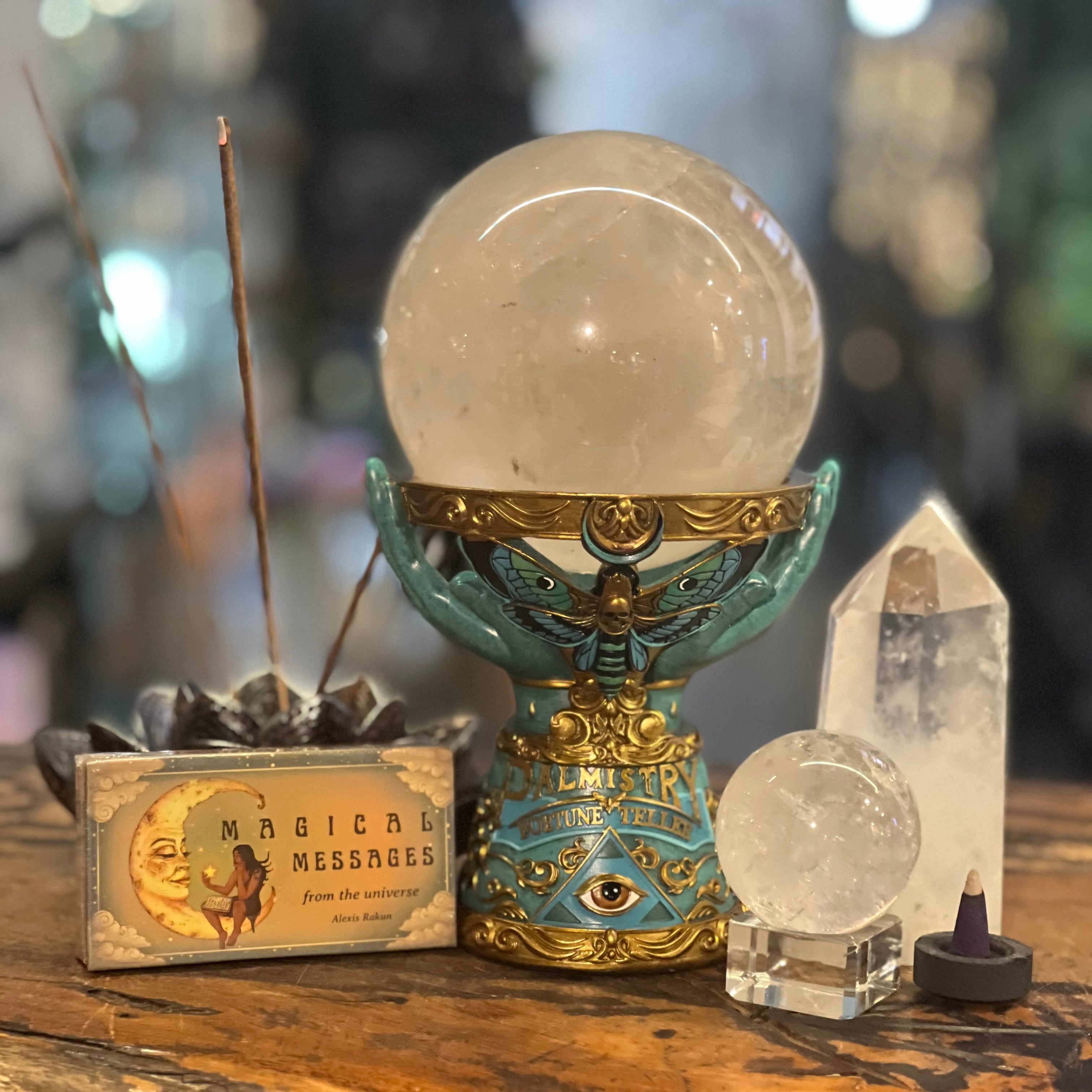 Crystal Ball Holder ~ Fortune Teller