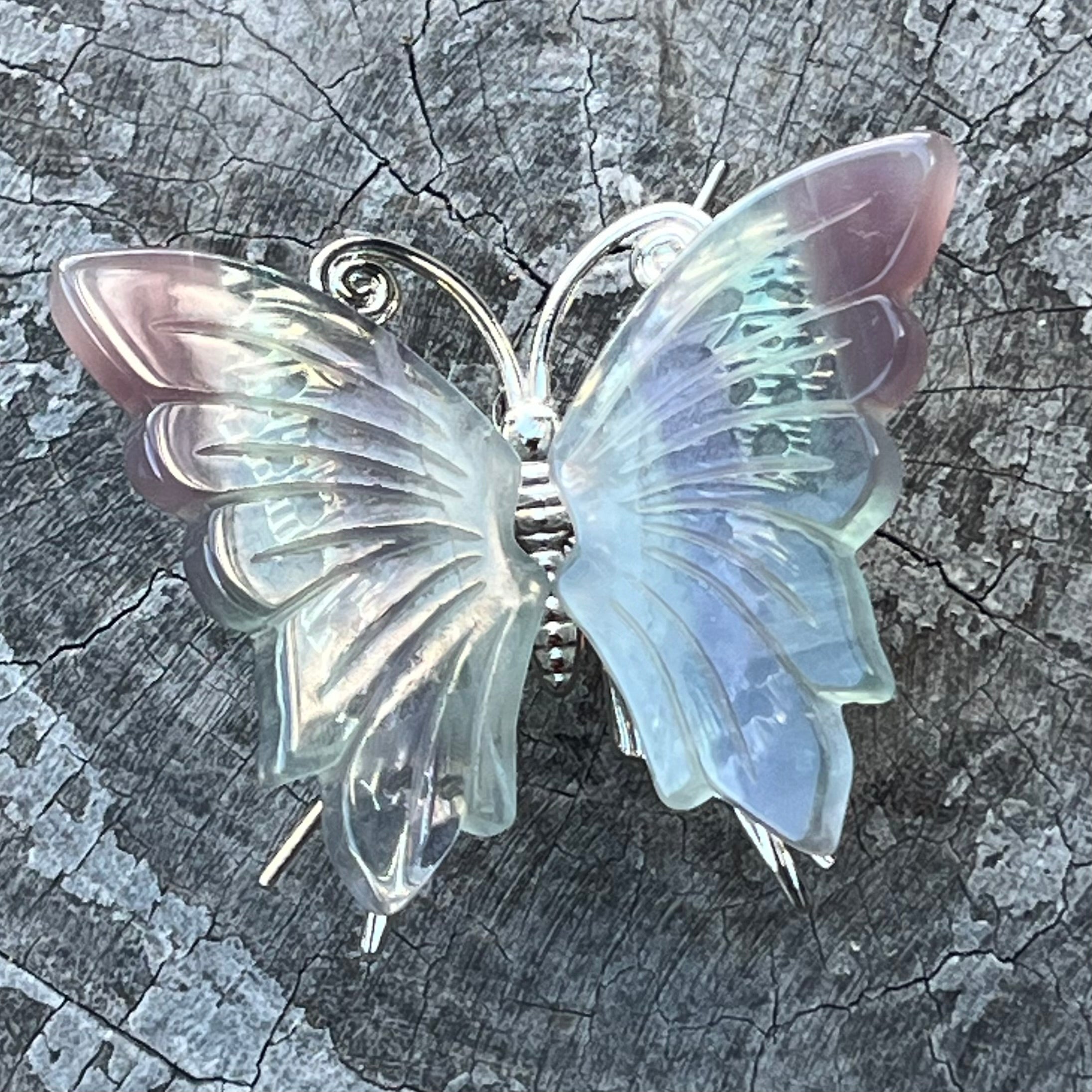 Rainbow Fluorite Butterfly