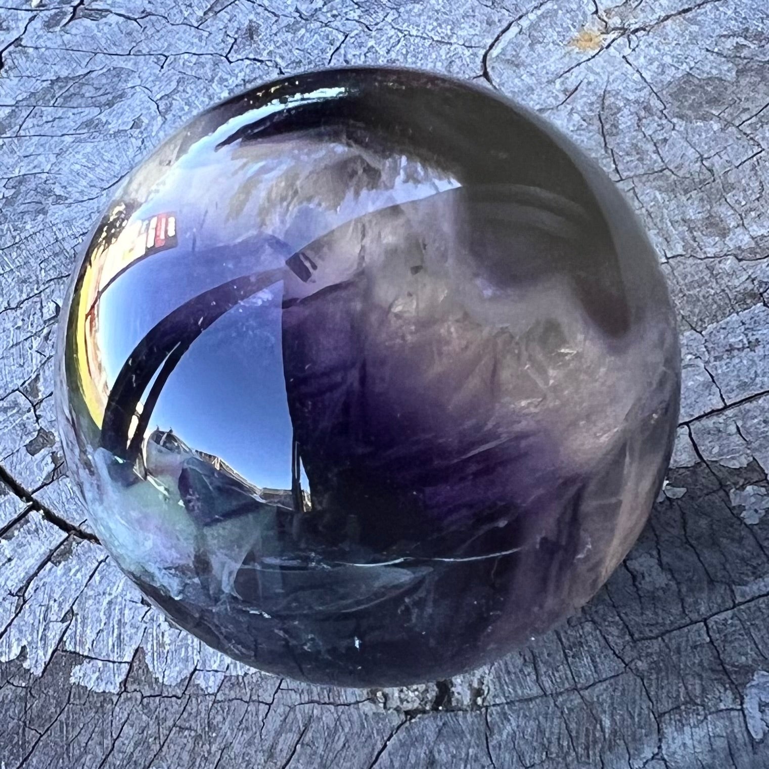 Purple Fluorite Sphere