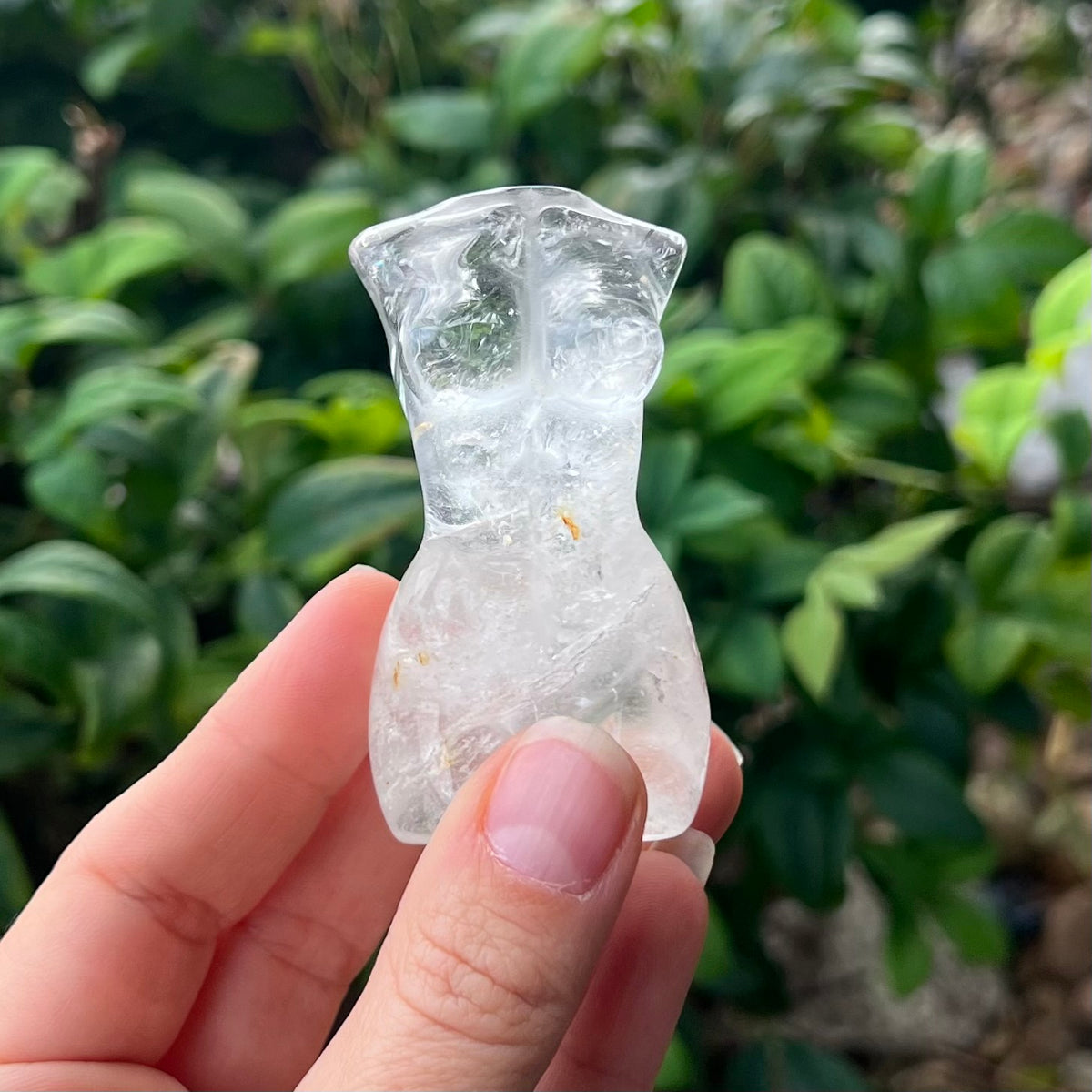 Clear Quartz ~ Lady Body Carving