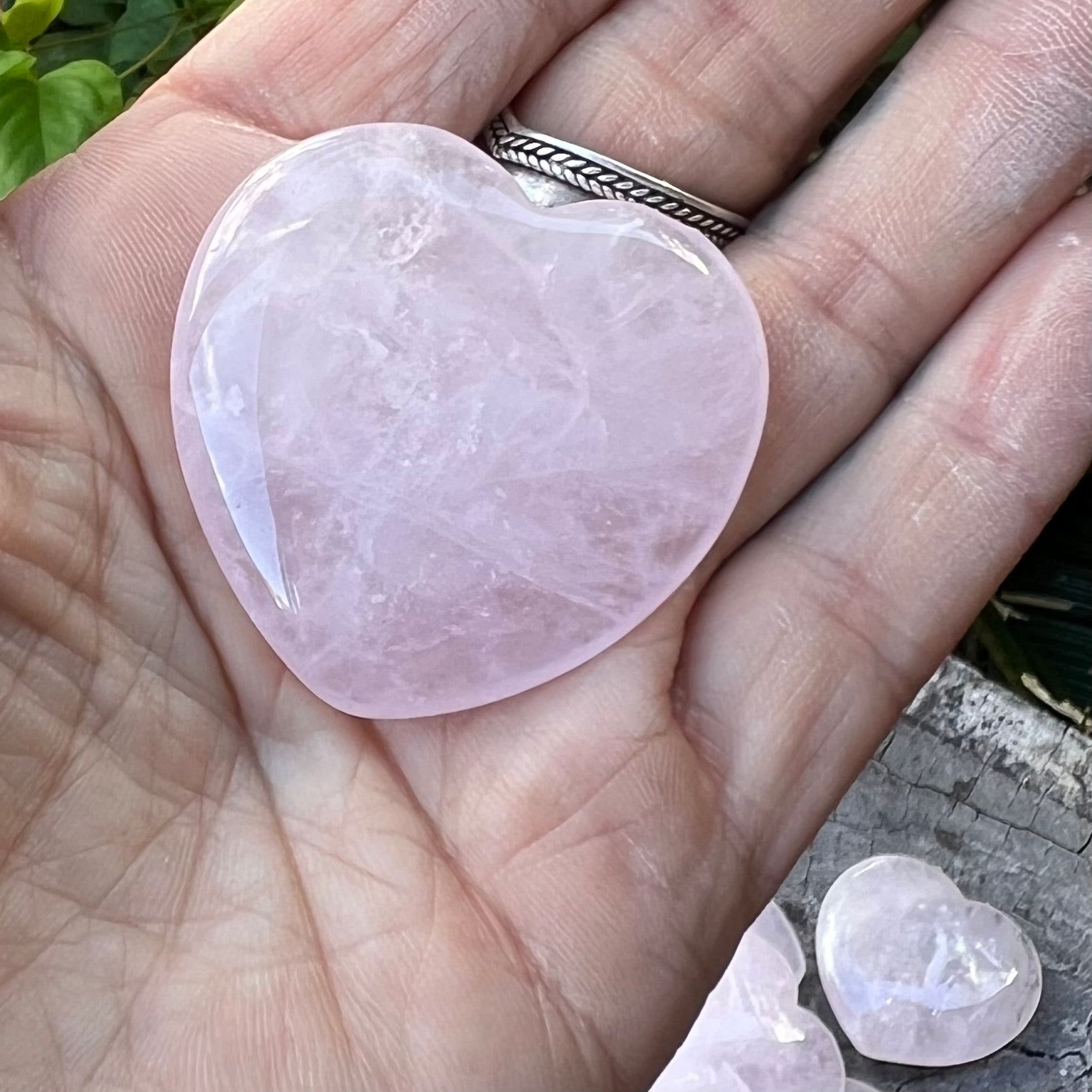 Rose Quartz Heart