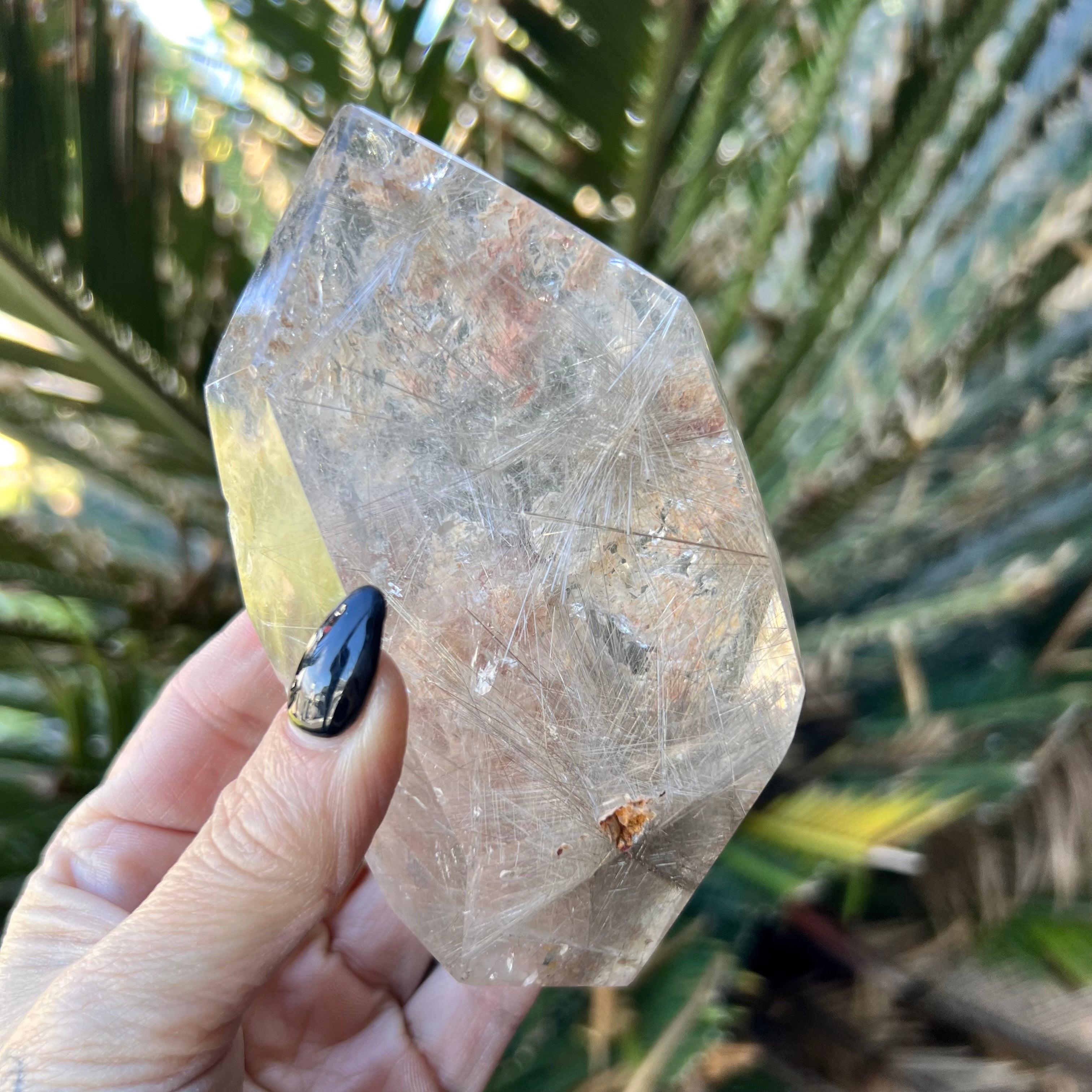 Rare Silver Rutile Quartz  Freeform